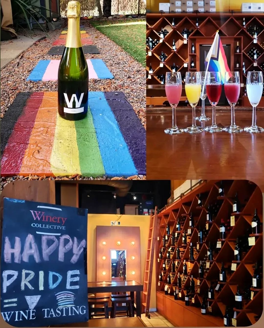 🌈 Happy Pride month from Winery Collective 🌈
And make sure you try our Pride mimosas flight made from our delicious Glitter sparkling wine. ✨ 🥂
Cheers to a great June ❤

#winerycollectivesf #fishermanswharf #sanfrancisco #lgbtq #pridemonth #pride2