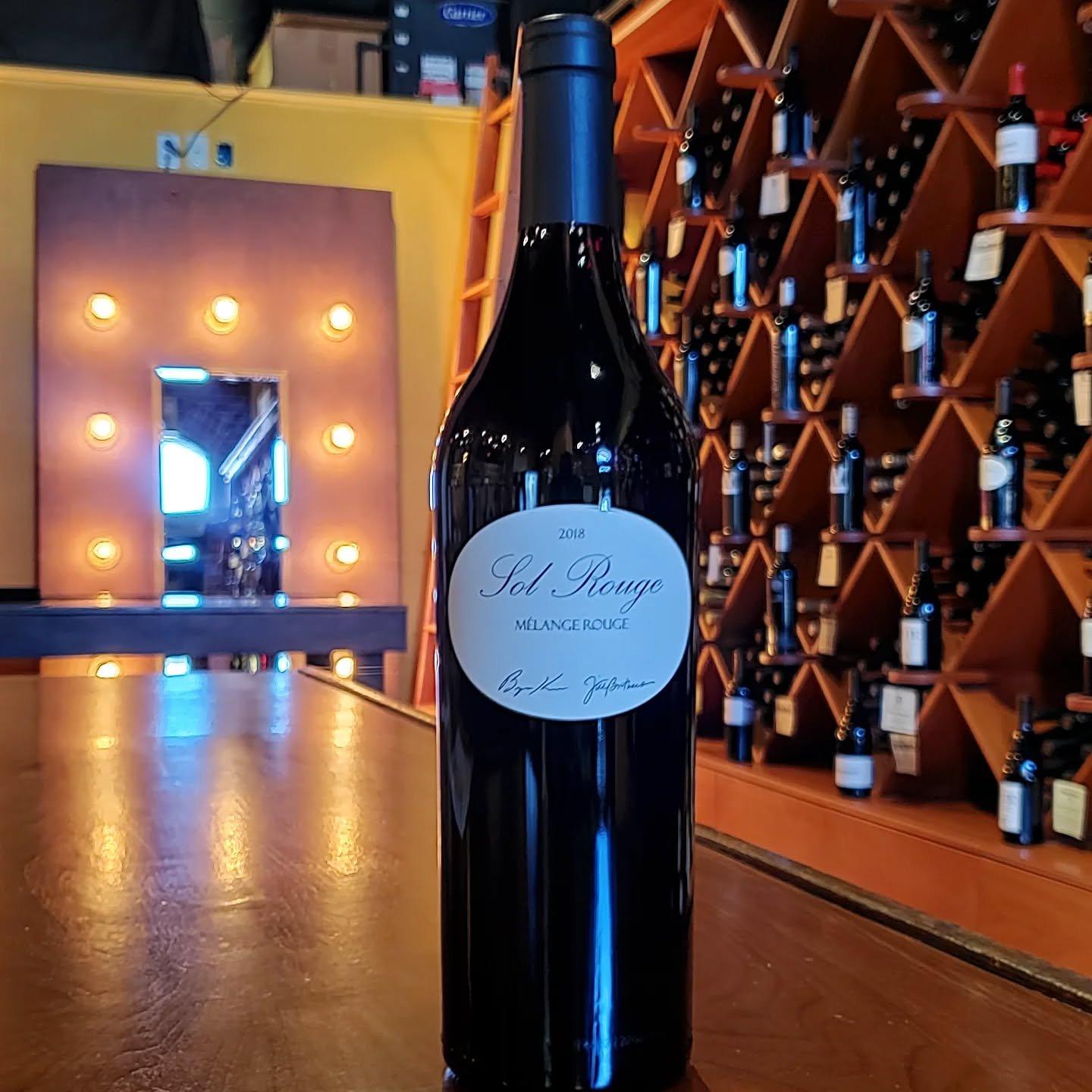 Melange Rouge 🍷(Red Blend , 72% Cabernet Sauvignon and 28% Cabernet Franc).

#63 on Top 100 Cellar selections - Wine Enthusiast Magazine 
94 points - Wine Enthusiast Magazine

📍Sol Rouge Vineyard,  Lake County,  CA

Notes: Vivacious aromas and flav