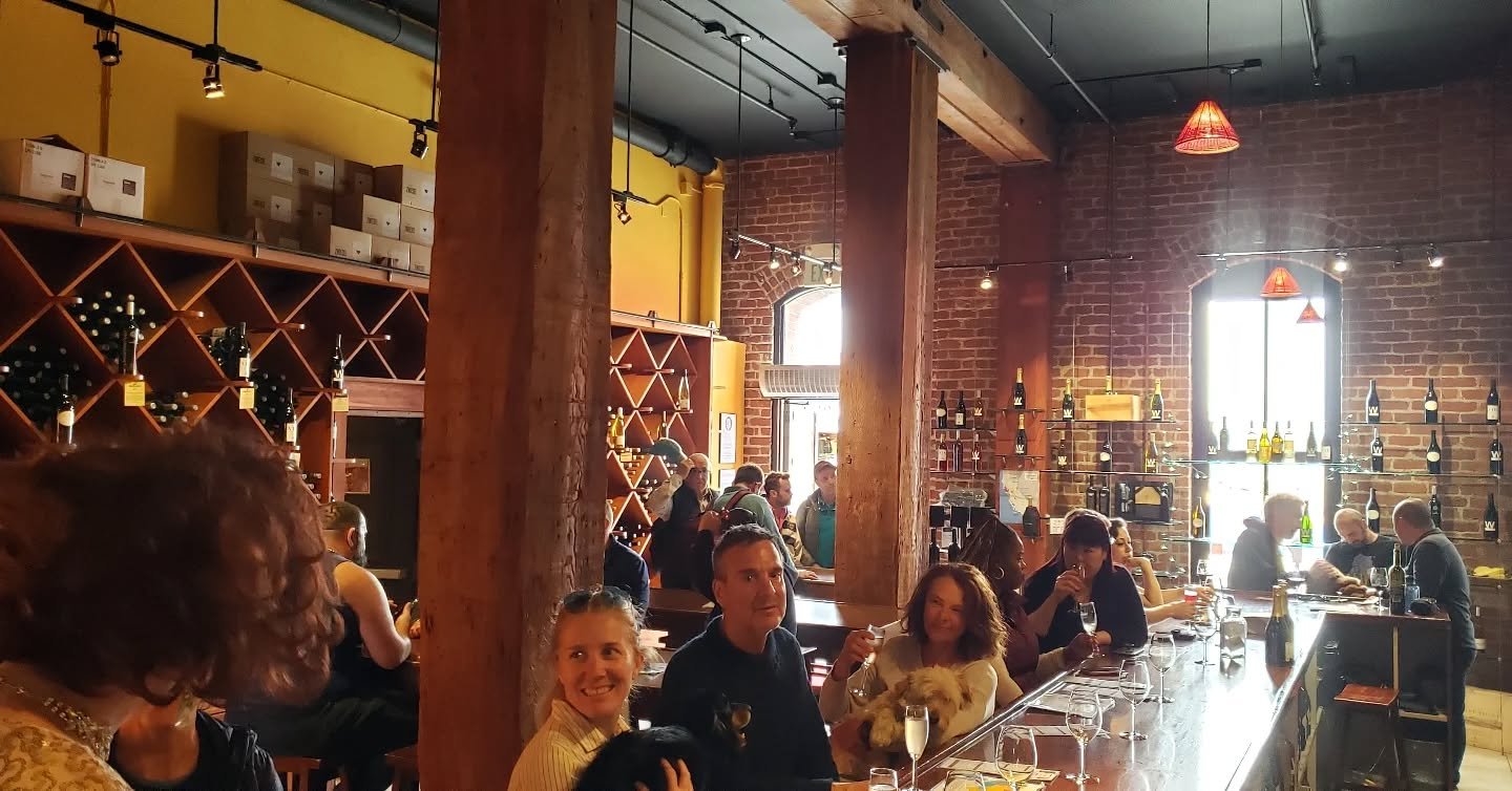 We had so much fun 🥂  Thank you all for coming and supporting small businesses and the community.  And big thanks to the very talented drag queen @pollyamberross ! Happy Pride month 

#winerycollectivesf #fishermanswharf #sanfrancisco #pridemonth #p