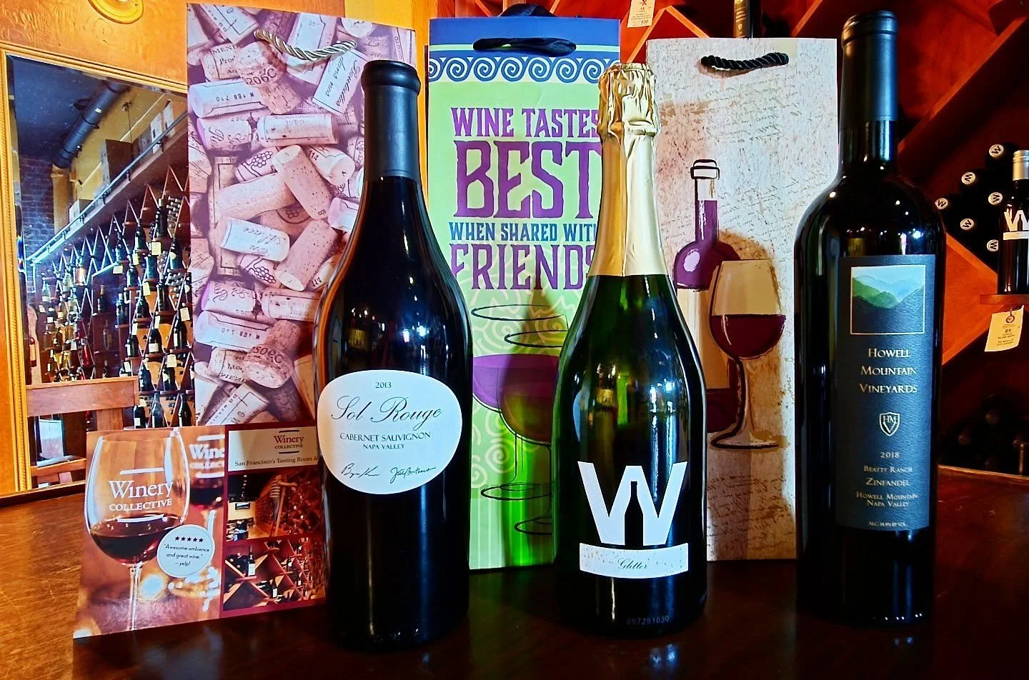 Give the best gift 🎁 🍇🍷 this holiday season.
 Find limited/high rated CA wines from boutique wineries, at Winery Collective in Fishermans Wharf, San Francisco, or online at www.winerycollective.com and ship them to your state.
Cheers

#winerycolle