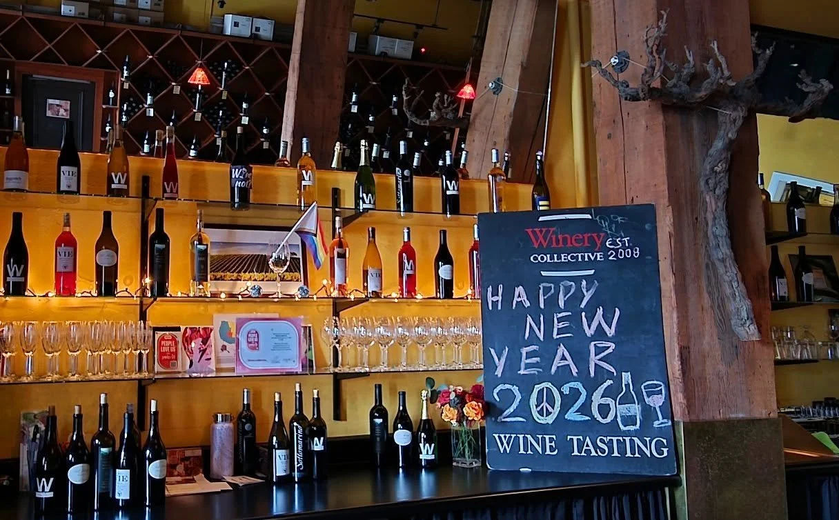 Happy New Year 🌟🍷

Cheers to a great 2026!

#winerycollectivesf #fishermanswharf ##winetasting #sanfrancisco #cheers