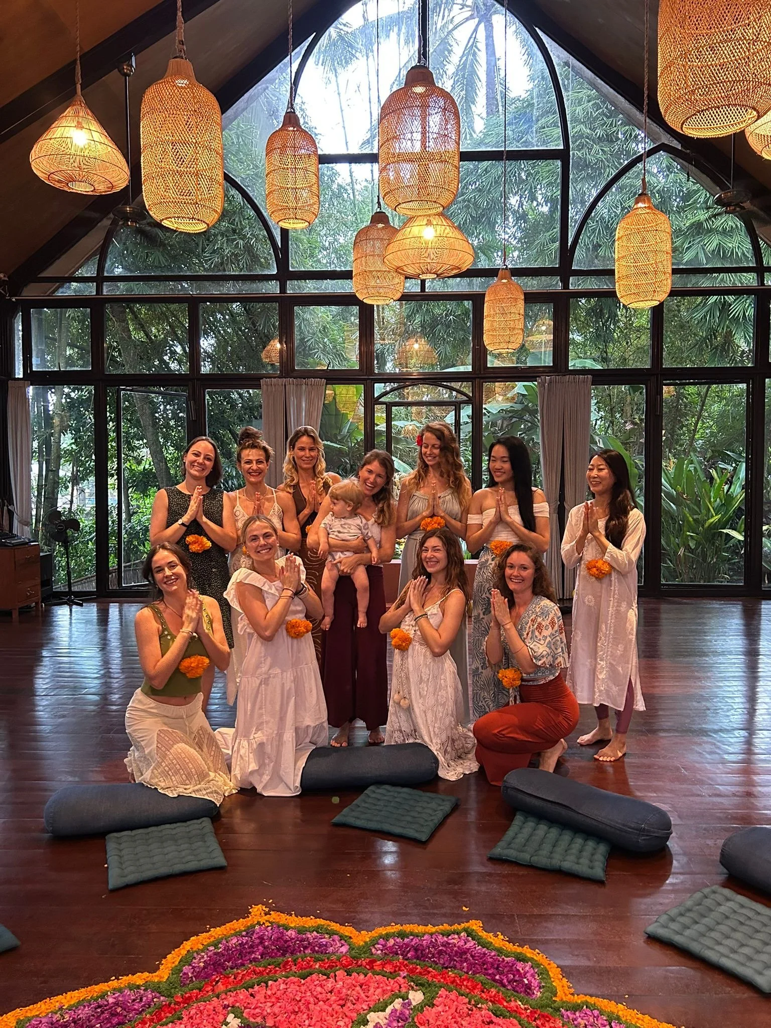 Prenatal yoga teacher graduation