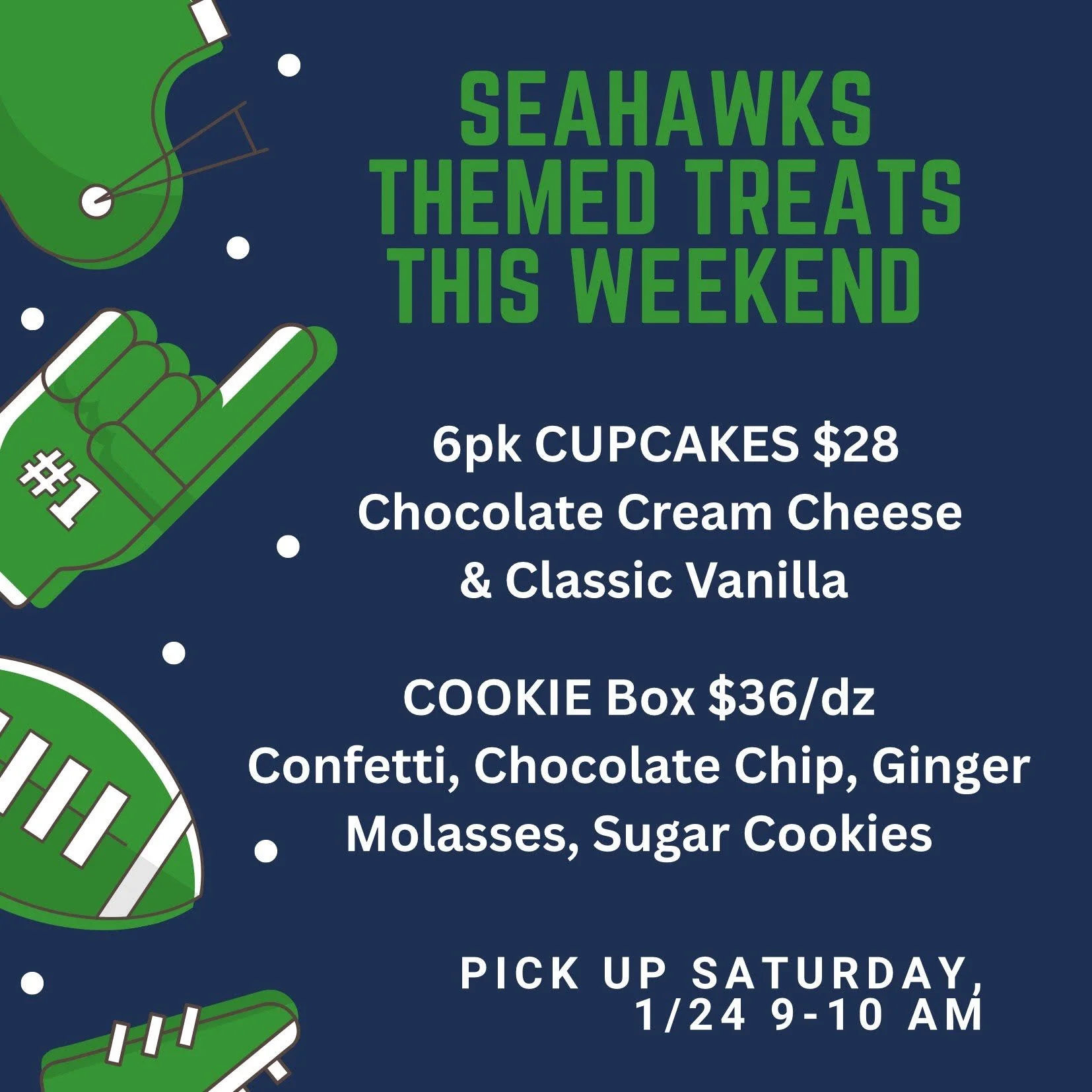 SEAHAWKS TREATS