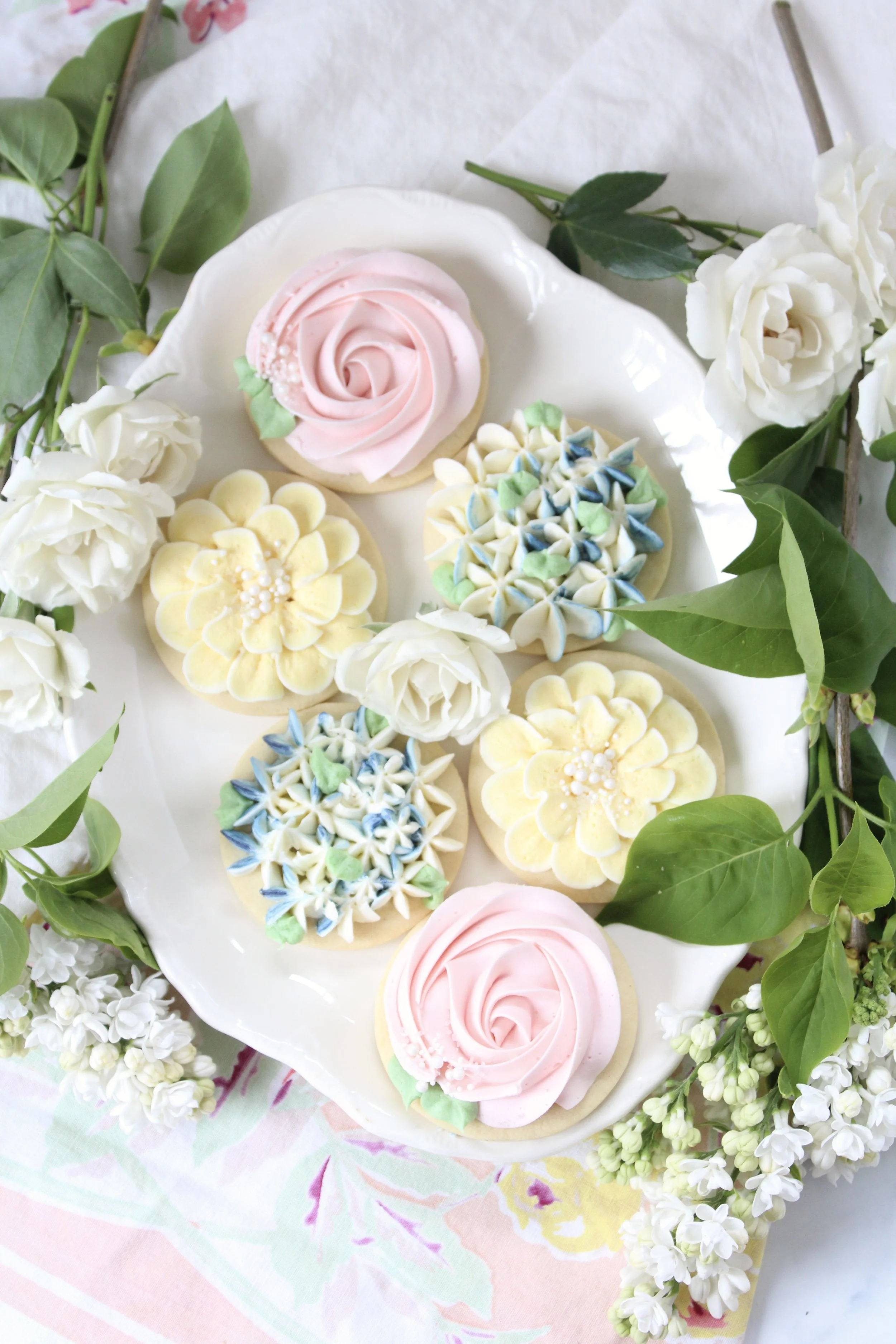 Floral Sugar Cookies