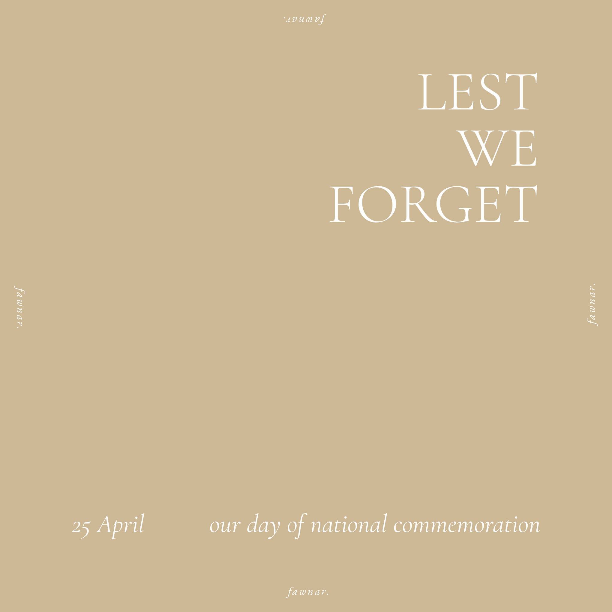 Lest we forget 

#ANZAC #anzacday2024