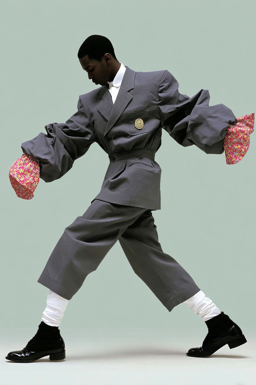 Baroque_elegance_african_bbModel.._monochrome_grey_suit_folds_af4281e4-a44f-48d3-b71c-0702a70c4908_0.png