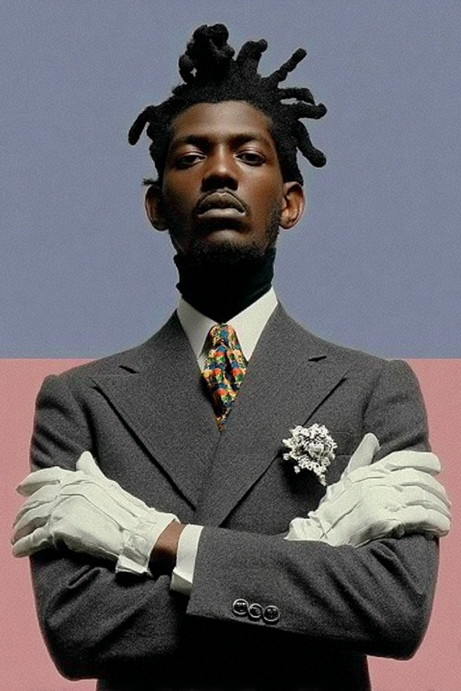 Baroque_elegance_african_bbModel.._monochrome_grey_suit_folds_af4281e4-a44f-48d3-b71c-0702a70c4908_3.png
