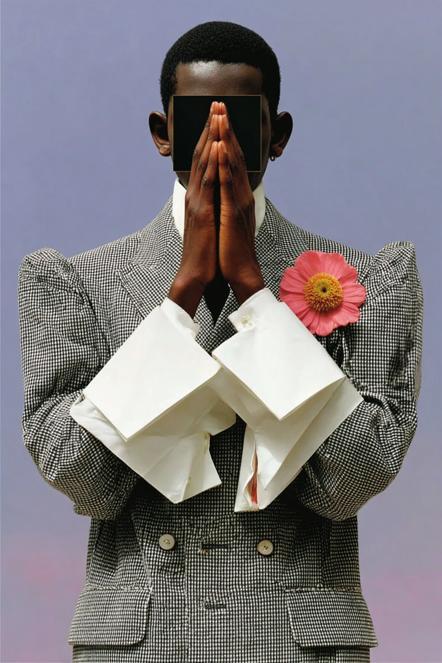 Baroque_elegance_african_bbModel.._monochrome_grey_suit_folds_c26a502f-6fcc-4b99-8140-788650106ae4_3.png