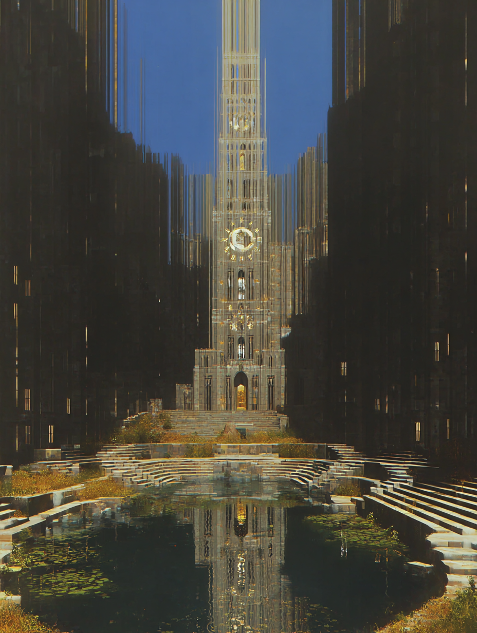 A_massive_weeping_clock_towers_over_the_model_in_a_forgotten__a4e54994-3d5d-4835-9680-28652bf37c5b_2.png