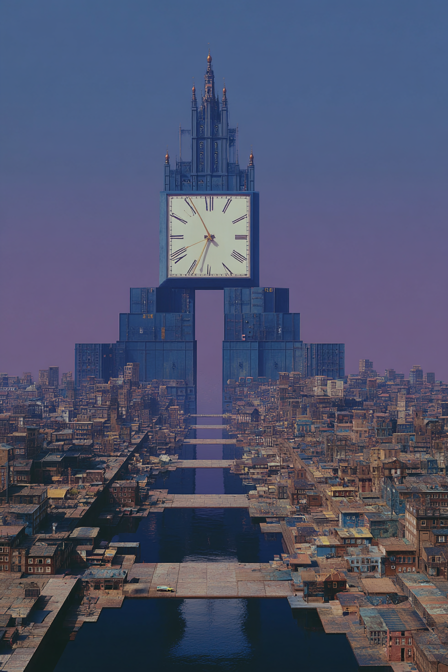 A_massive_weeping_clock_towers_over_the_model_in_a_forgotten__5ed45a64-2901-446d-b29b-32edd97f4ed4_3.png