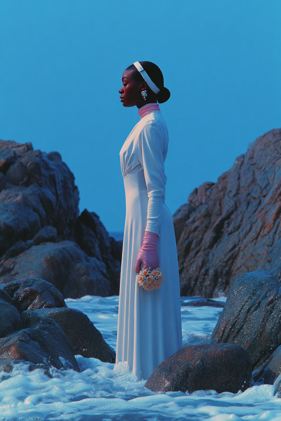 African_female_Model_stranded_on_a_rocky_shore_at_dawn_soaked_1aec87ac-8556-469d-ac81-2e68b4698310_2.png