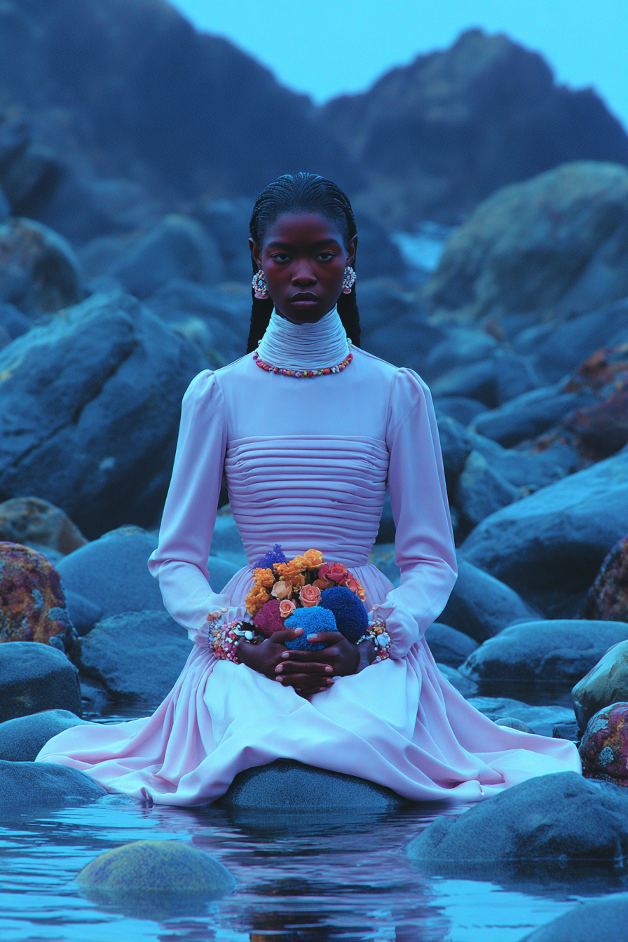 African_female_Model_stranded_on_a_rocky_shore_at_dawn_soaked_0219edcb-9f53-4ad6-9fed-9b846f748e6c_1.png