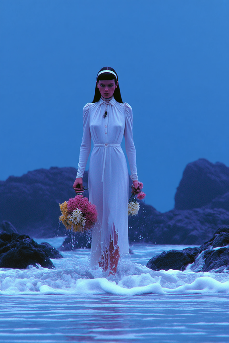 Model_stranded_on_a_rocky_shore_at_dawn_soaked_wedding_dress__30248001-95e6-4d15-b8cd-2956ae81ee97_0.png