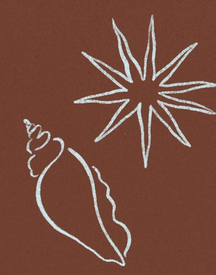 Sneak peek at the dreamiest branding project 🐚 🌴I&rsquo;ve been itching to share it, but the big launch isn&rsquo;t happening until later this year. For now, here&rsquo;s a little peek at the illustrations I created for it to keep you (and me) wait