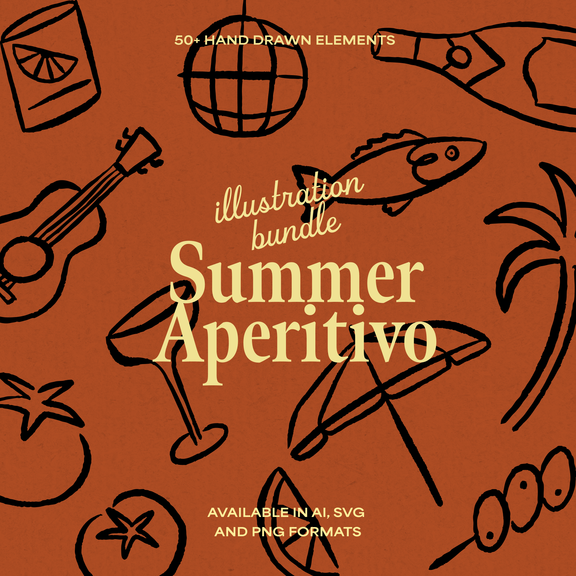 Illustration Pack | Summer Aperitivo