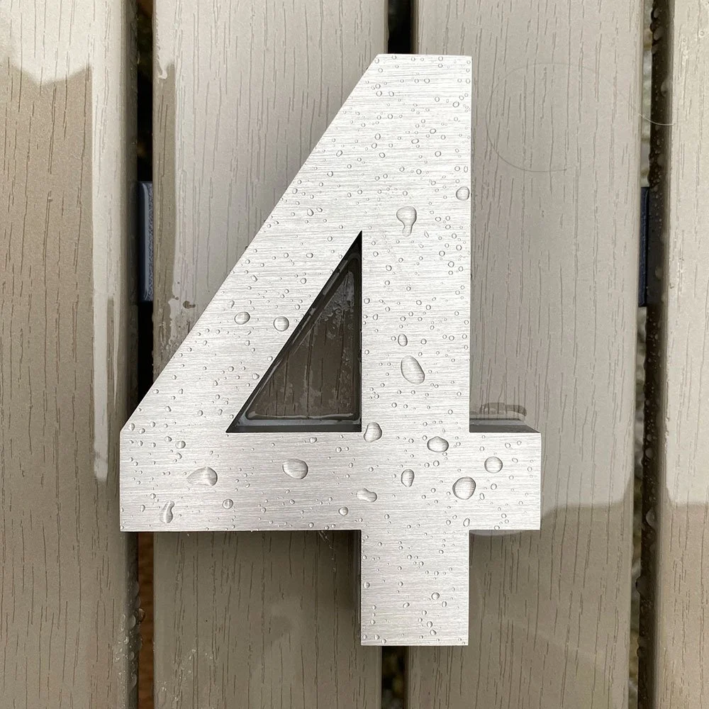 LED Illuminated House Number IP65 Waterproof