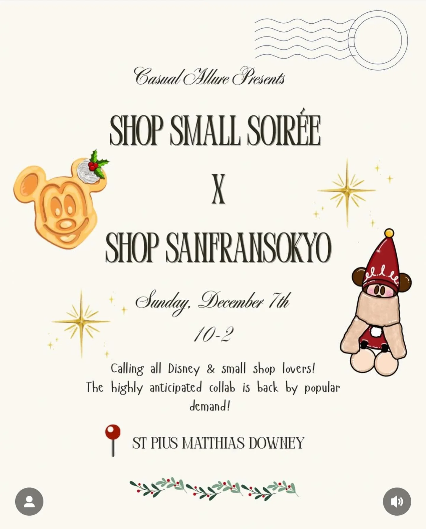 Pop up alert ‼️ 

I will be apart of @shopsmallsoiree x @shopsanfransokyo this Sunday 🗓️

Stop by and shop some accessories ✨