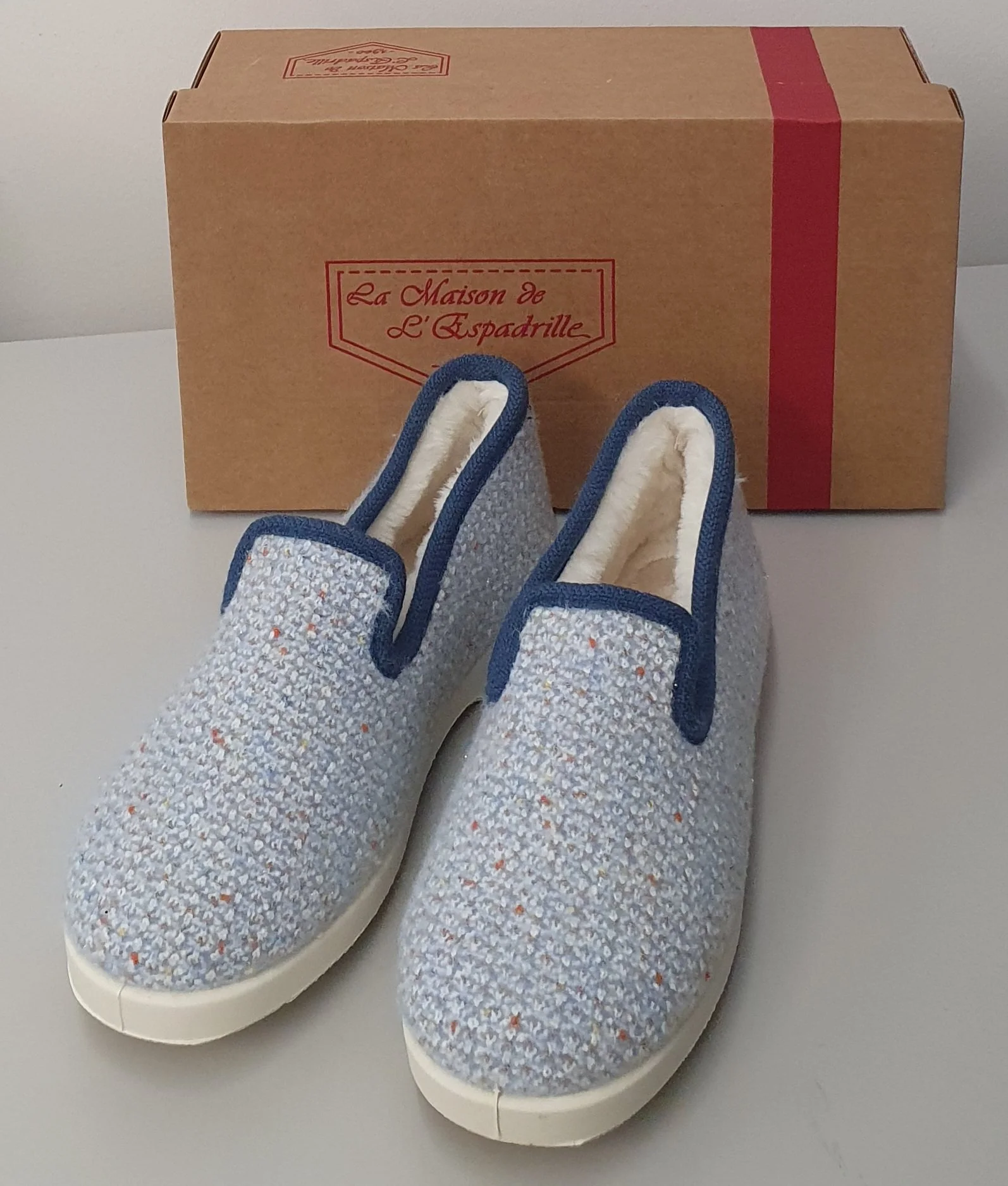 maison de l'espadrille charentaise ingrid 7801-8 ciel