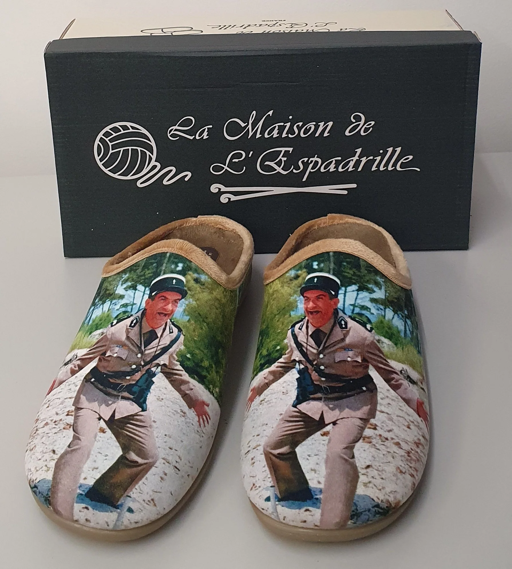 Maison de l'espadrille mule gendarme 6771-8 beige
