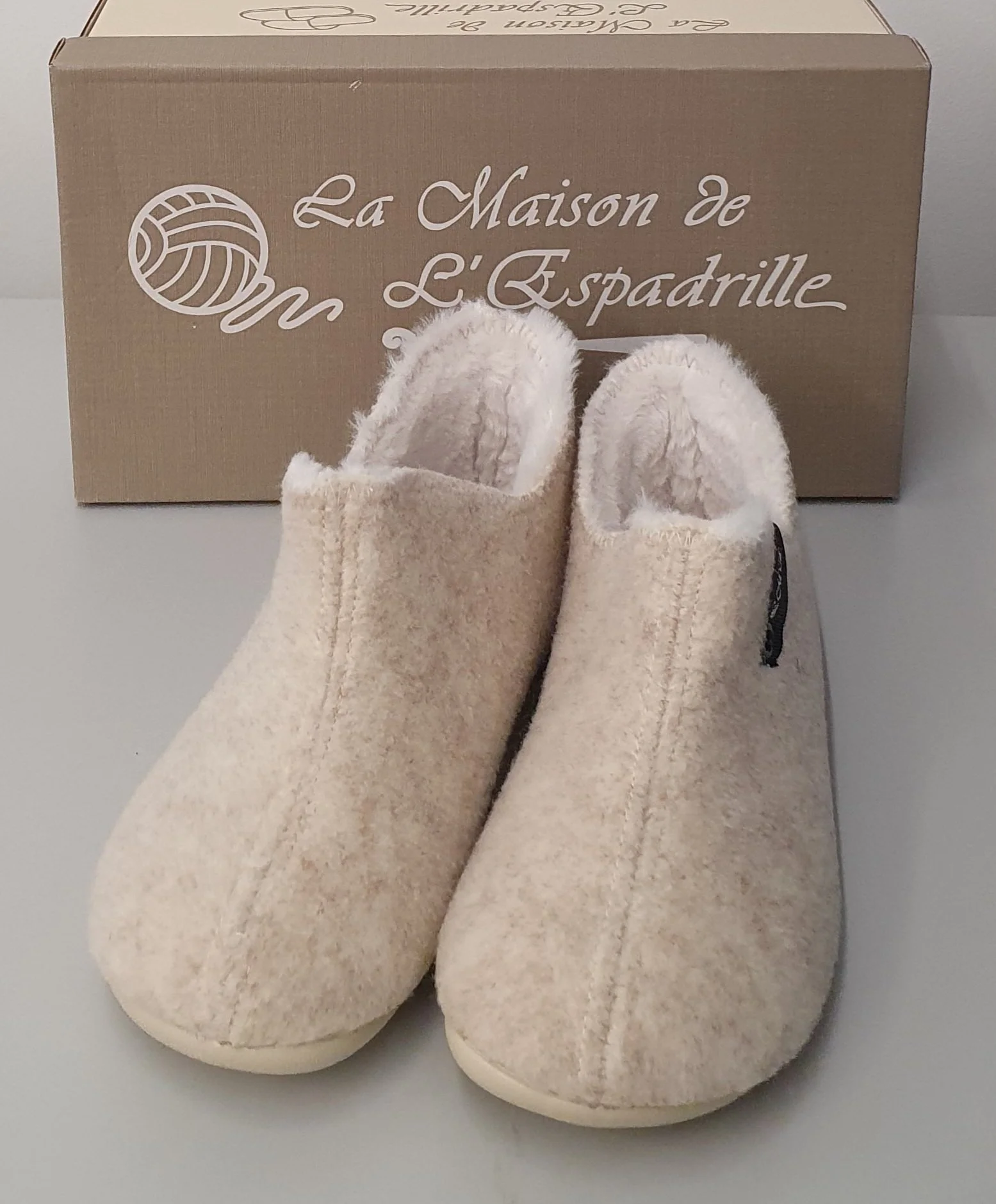 Maison de l'espadrille bottillon alpin beige
