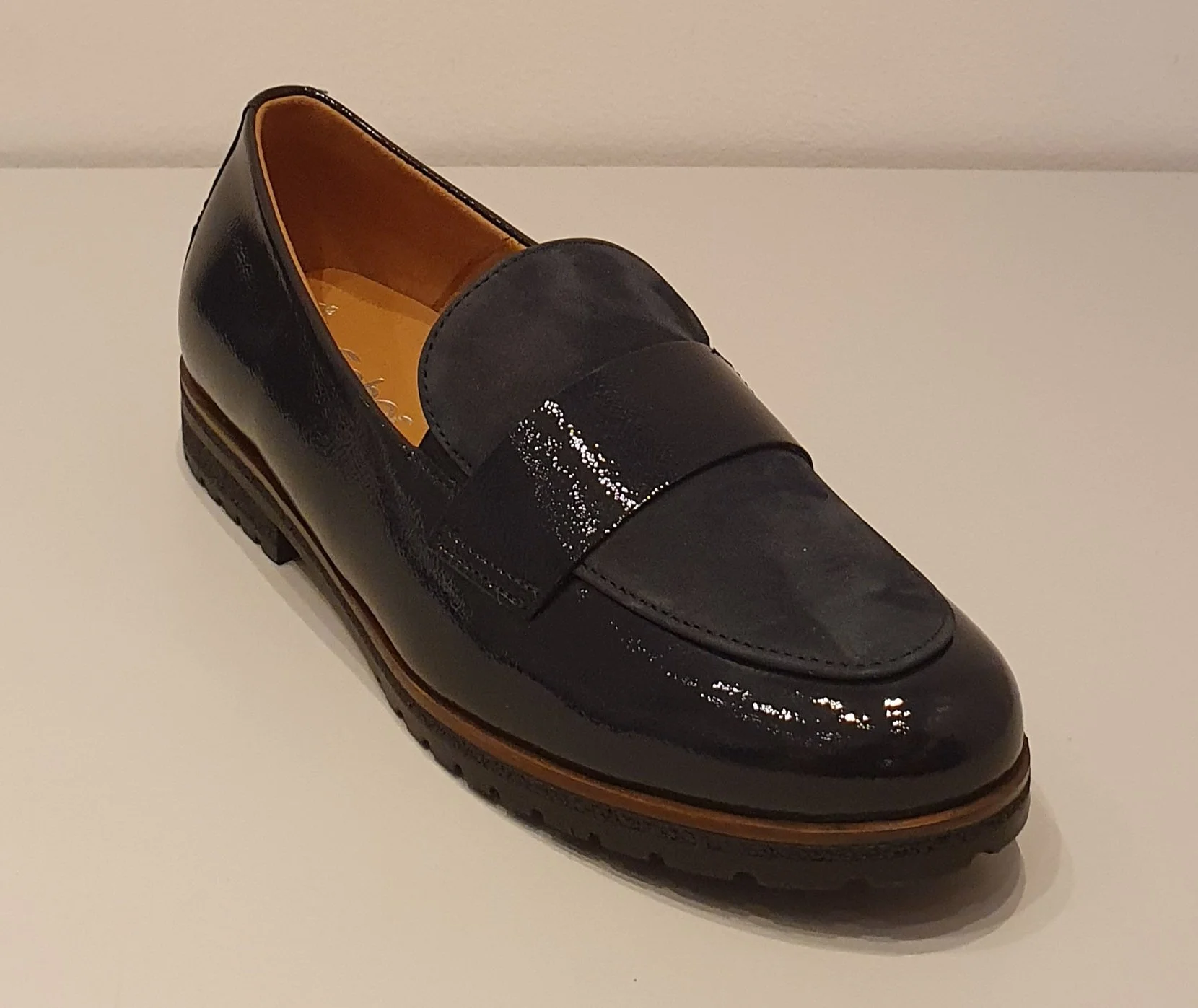 Gabor 5204236 bleu vernis et nubuc