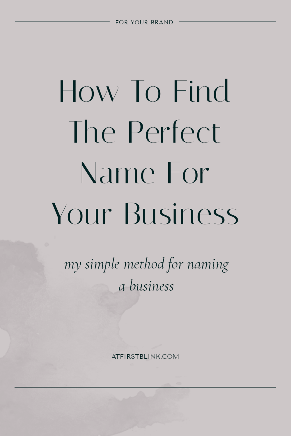 Uitwisseling Voorbeeld Vooruitgaan How to Name Your Brand - A Step by Step Guide to Choosing the Best Business  Name — At First Blink