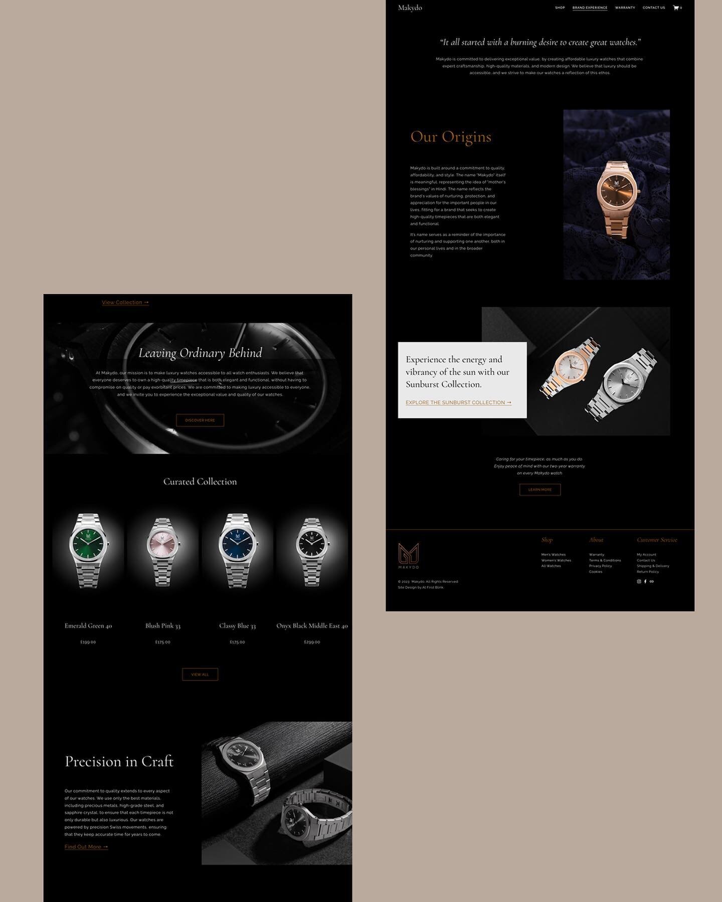 Our latest web design project allowed us to explore designing a captivatingly dark, scroll stopping website with ultra modern details. 

We love working with passionate, creative entrepreneurs looking at elevating their brand experience. Are you one 