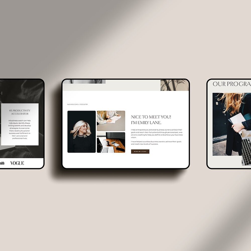 For several reasons this custom copy + website design project has been amongst my fave. 💝

Designed on Squarespace, this site is bold, modern and clean. I'm in love with its simple navigation, moody images and subtle animations. 💫

Swipe to see mor