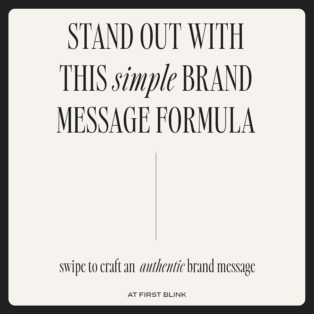 Branding goes deeper than visuals. The way you make your audience feel is just as important. ✔️

Creating a brand message consistently across every touch point of your brand is crucial. 💯 

So how do you create one for your brand? Swipe to find out.