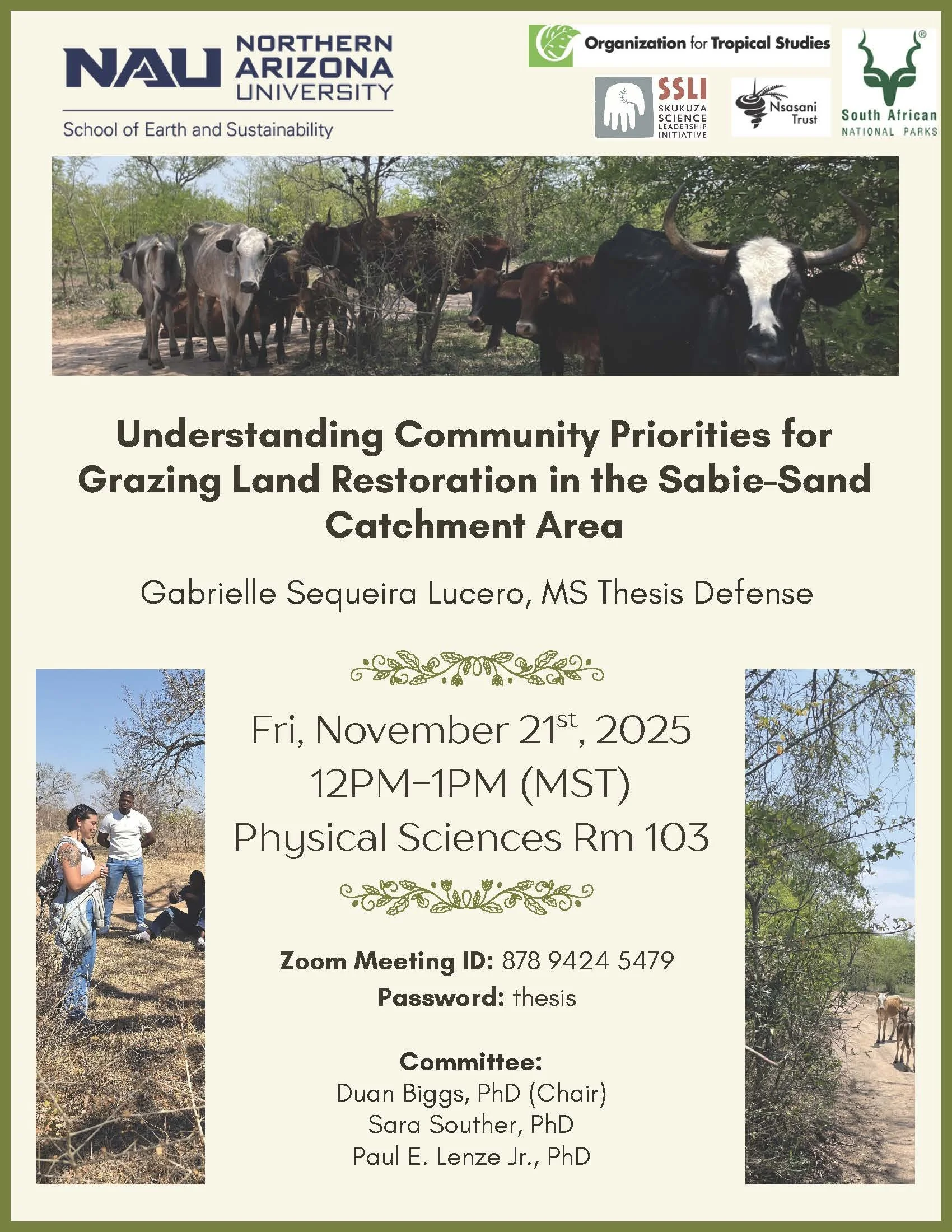 Gabby Sequeira Lucero's Thesis Defense