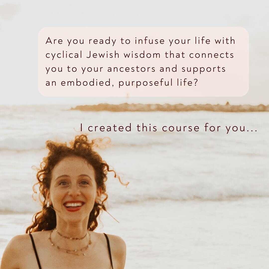 How would it feel to integrate your ancestral Jewish practices and rituals from a matri-centric perspective?

How would it feel to infuse your life with cyclical Jewish wisdom that supports the highest version of yourself?

Do you desire to learn mor
