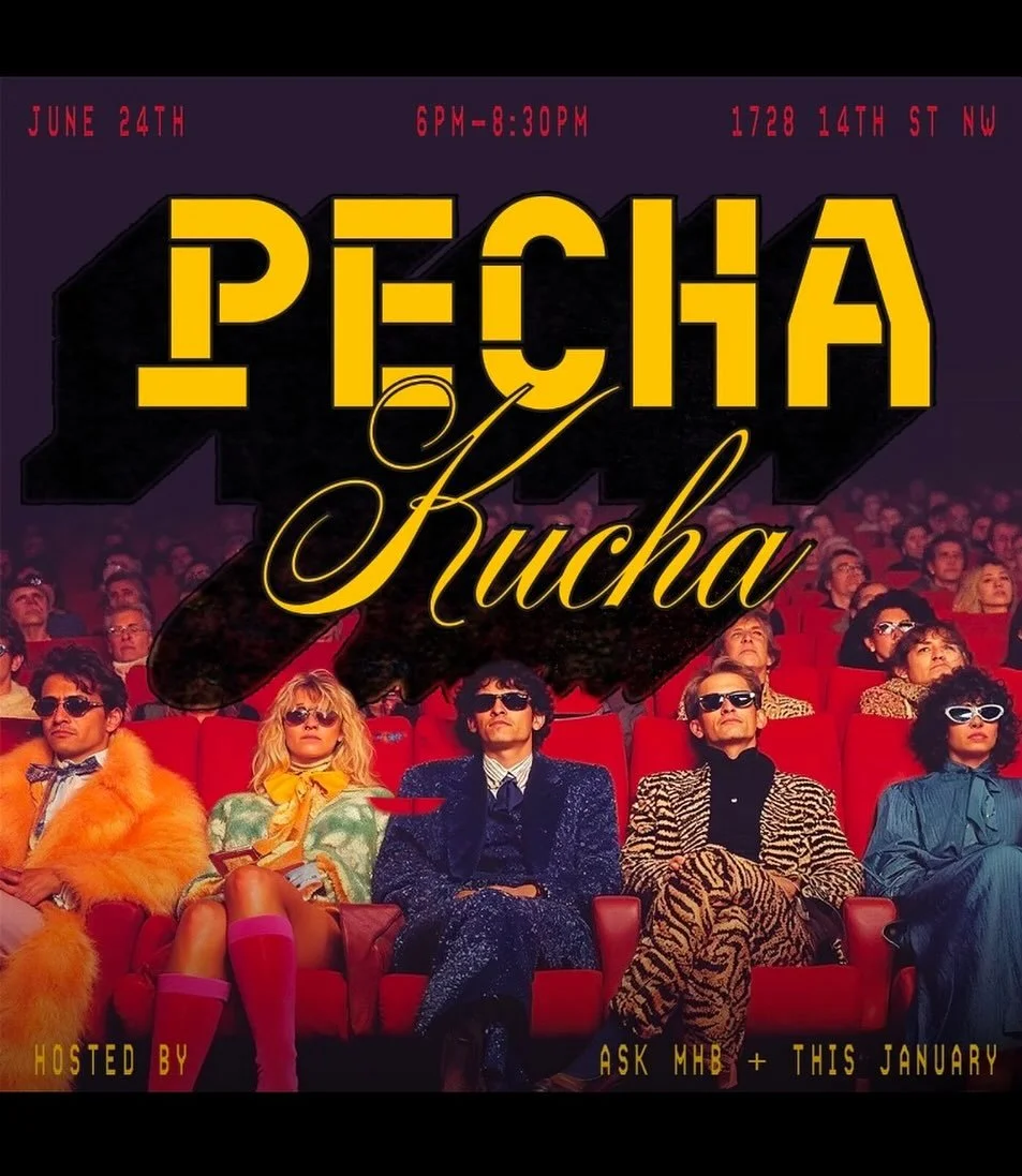 Come on out next Tuesday evening, June 24th for Pecha Kucha night!
💚 
Pecha Kucha is a presentation style where you tell a story with 20 slides, 20 seconds per slide. Created in Y2K by architects in Tokyo, Pecha Kucha means &lsquo;chit-chat&rsquo; i