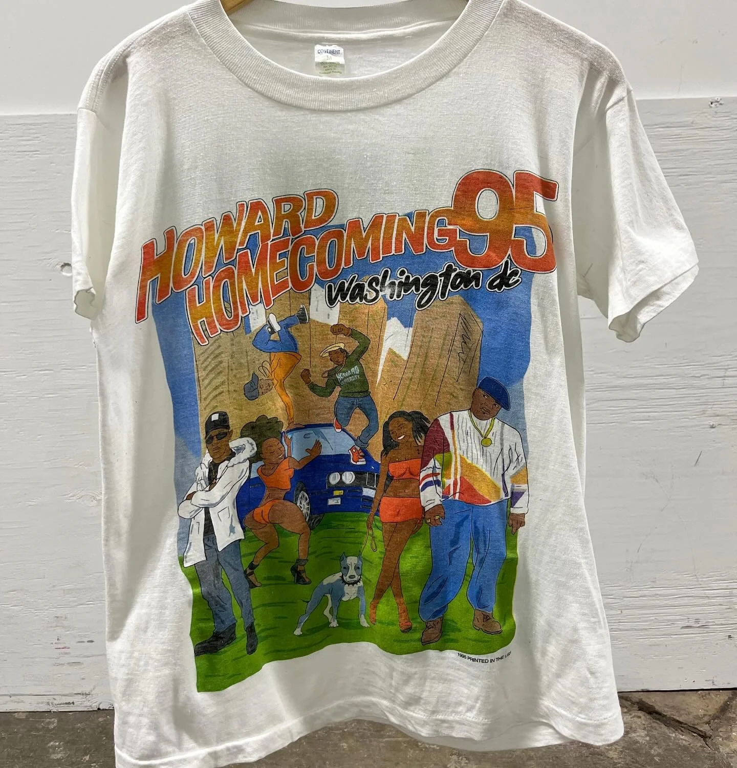 💚 Vintage &lsquo;95 Biggie x Howard Homecoming tee 
.
Ain&rsquo;t no tellin&rsquo; where I may be
May see me in DC
At Howard Homecoming 
With my man Capone, dumbin&rsquo;...
.
$100 + ship
DM to purchase
All proceeds go to @dcabortionfund -  they hel