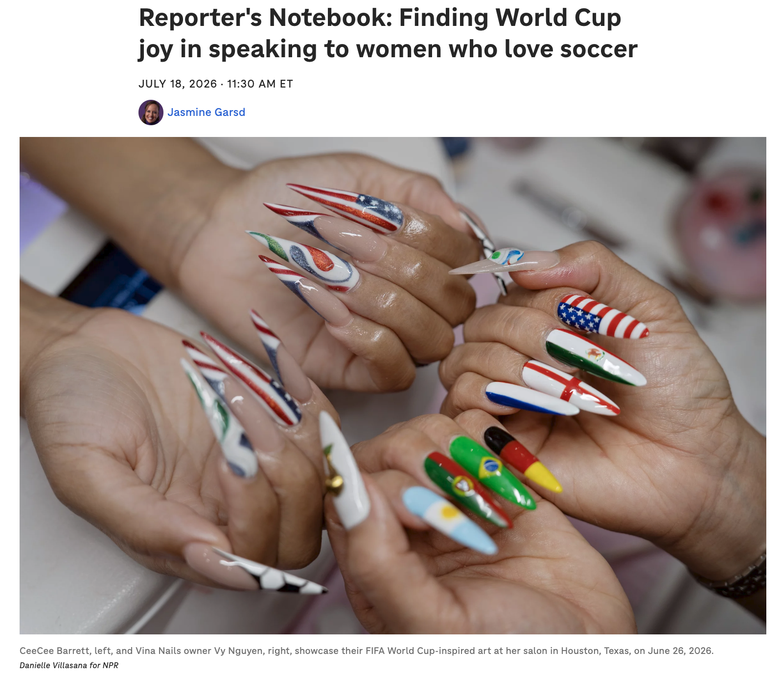NPR | July 18, 2026