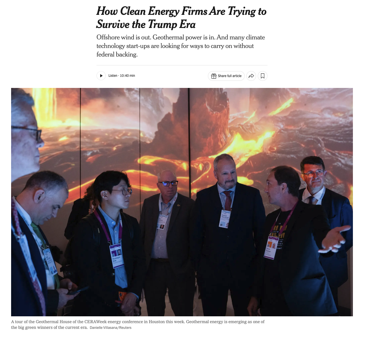 The New York Times via Reuters | March 28, 2026