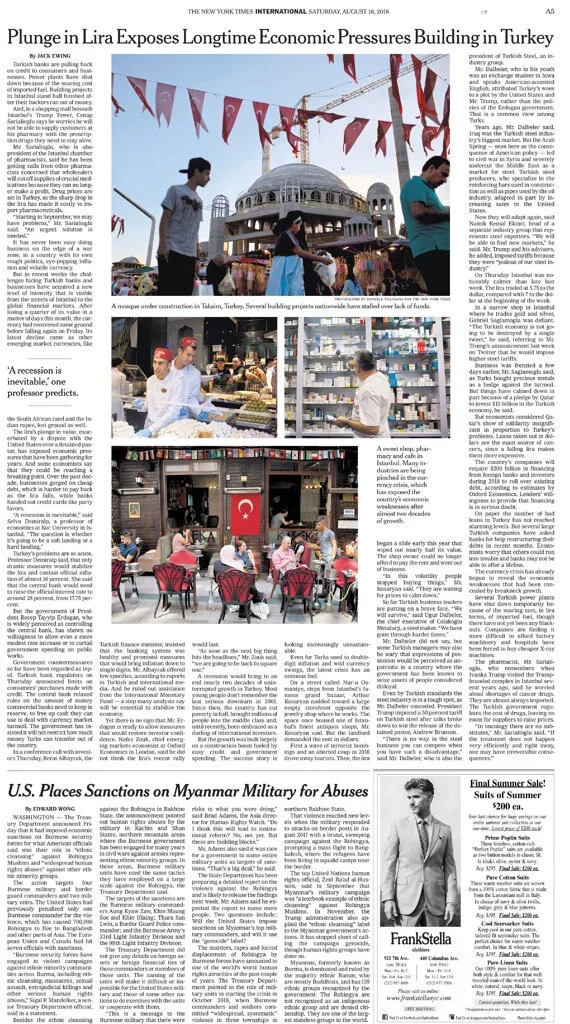 The New York Times | Aug. 18, 2018