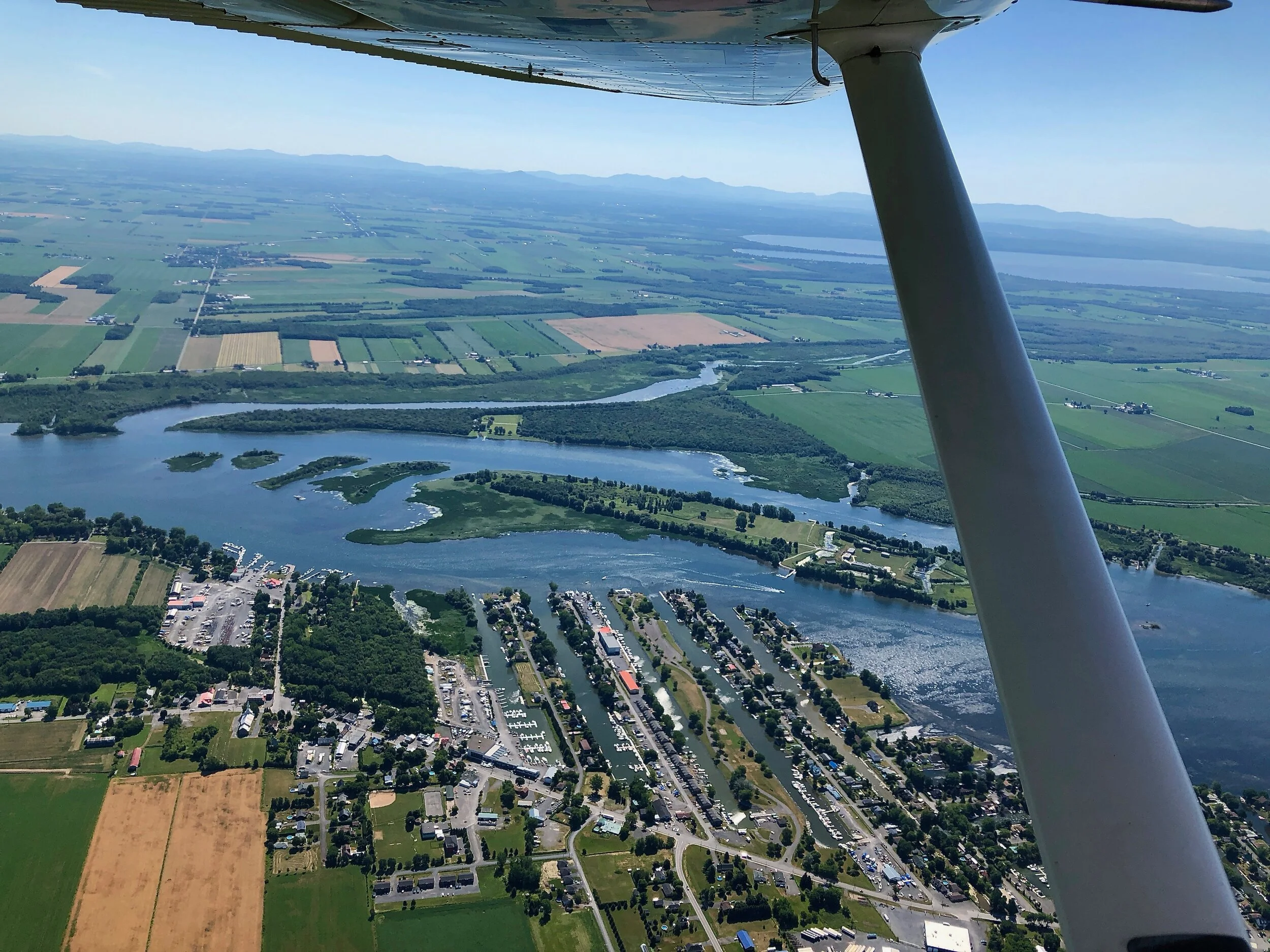 Rivière Richelieu : Îles du Fort Lennox près de St-Paul de l'Île-aux-Noix