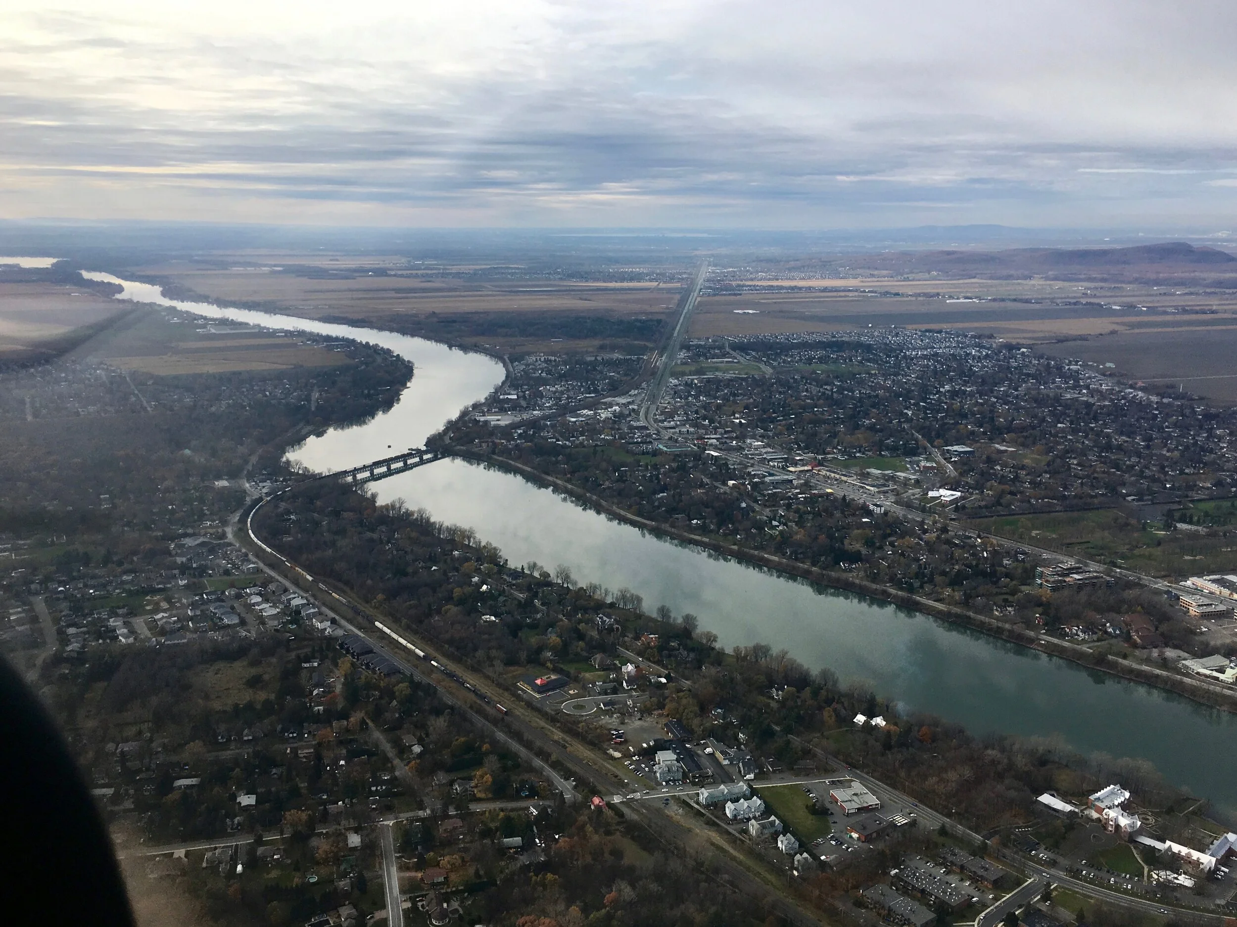 Rivière Richelieu : Beloeil à l'automne