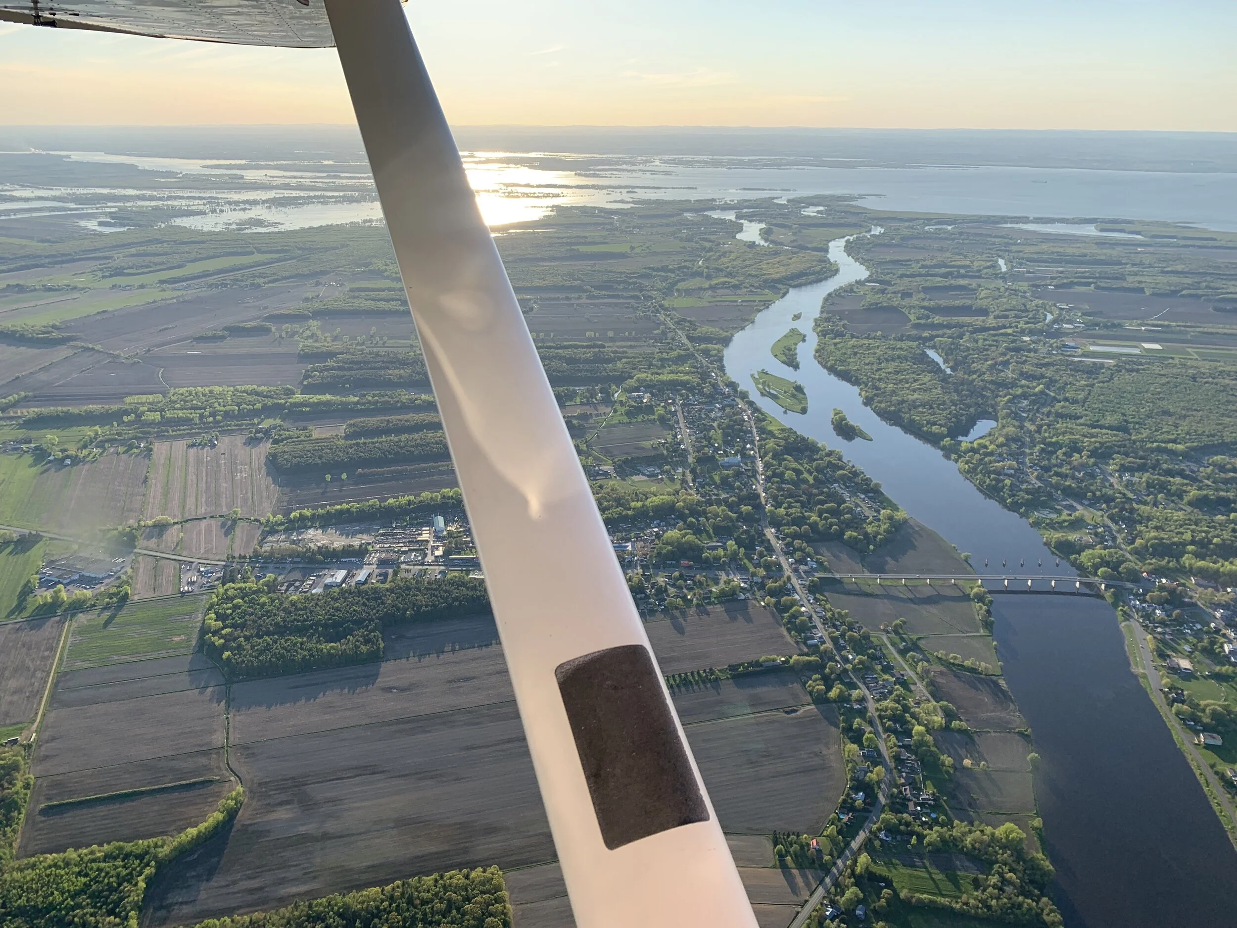 Rivière Yamaska : Îles près de St-Marc