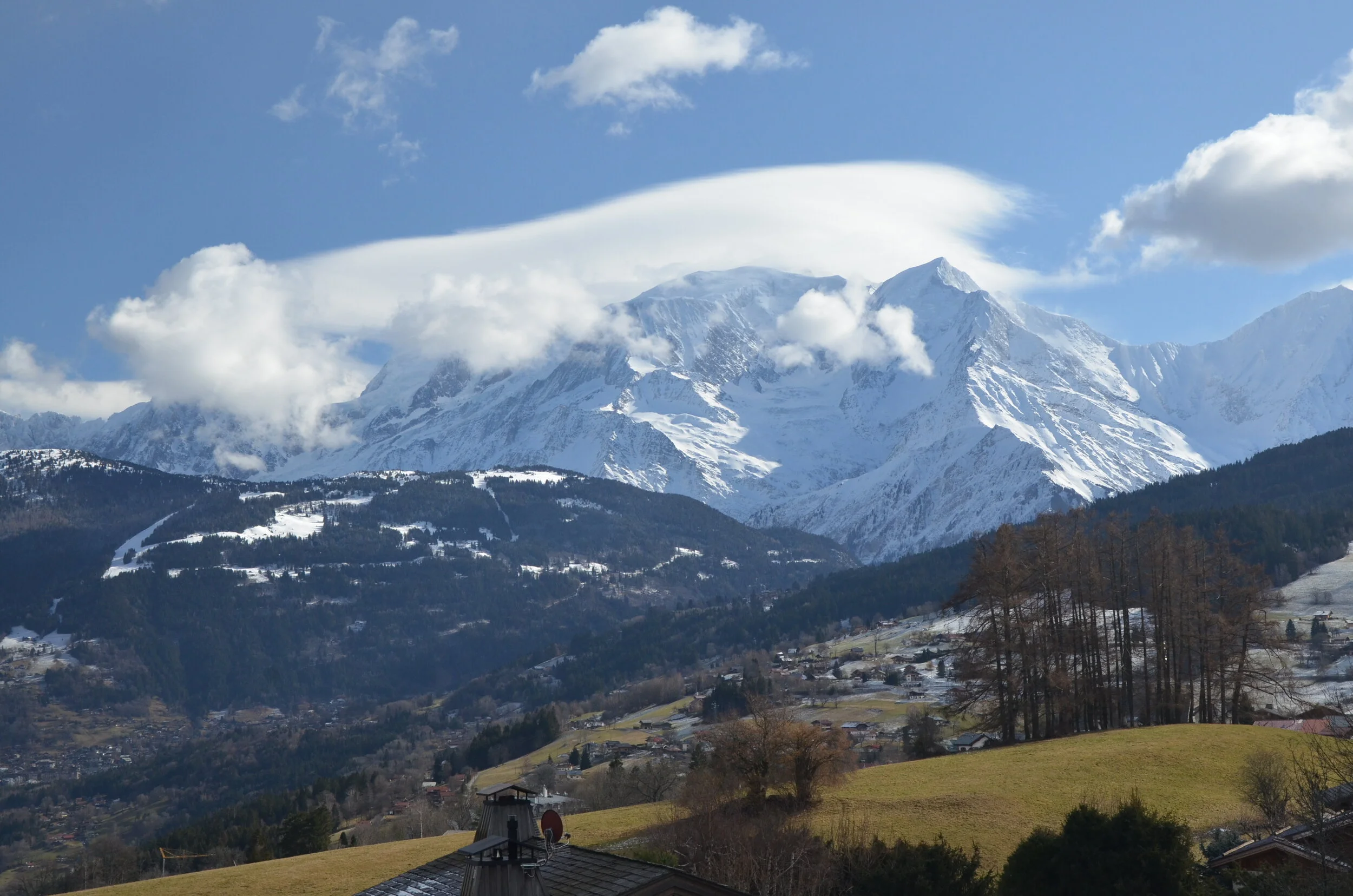 Nuages sur le Mont-Blanc