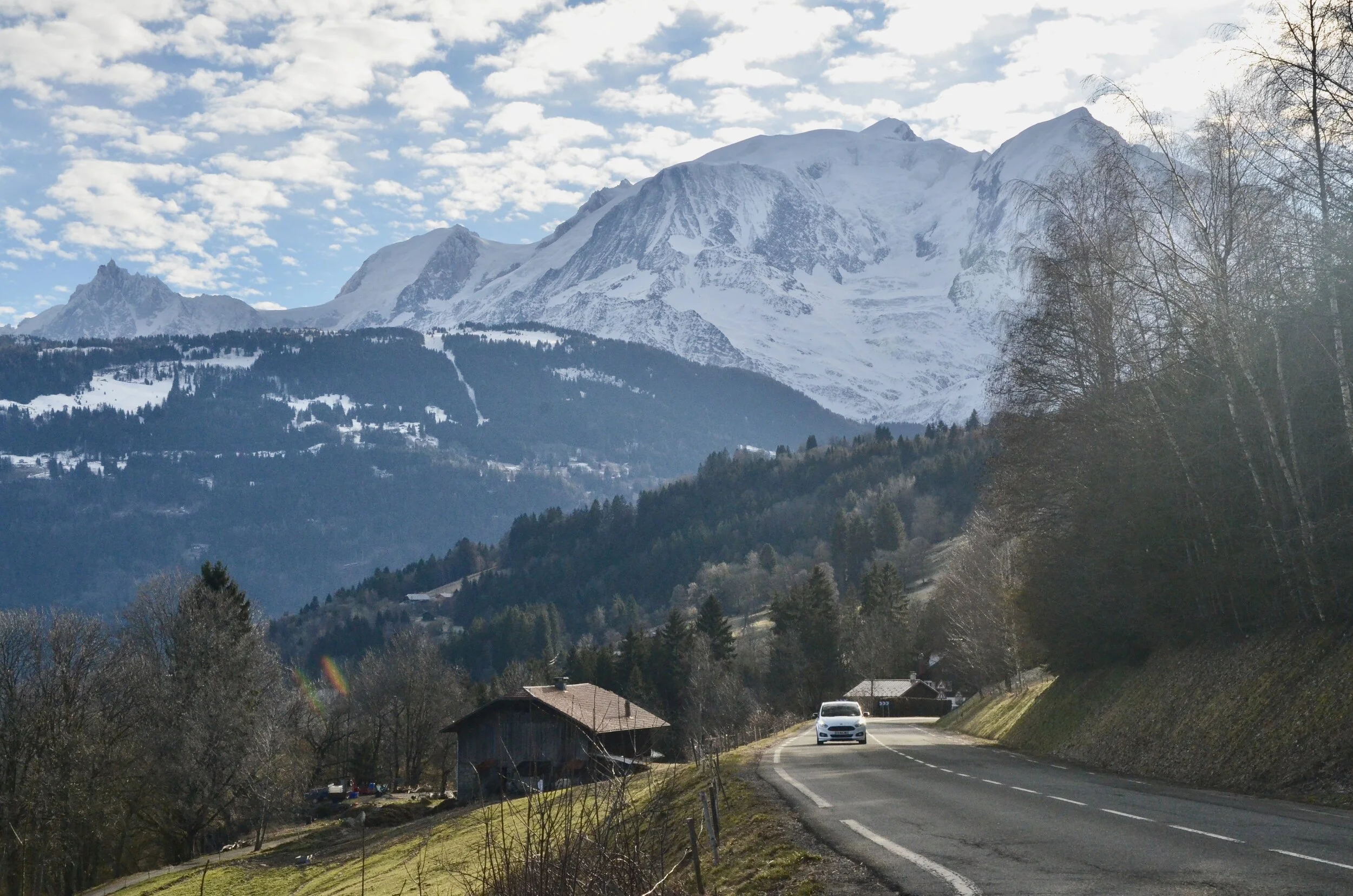 Route de St-Gervais, près de Megève