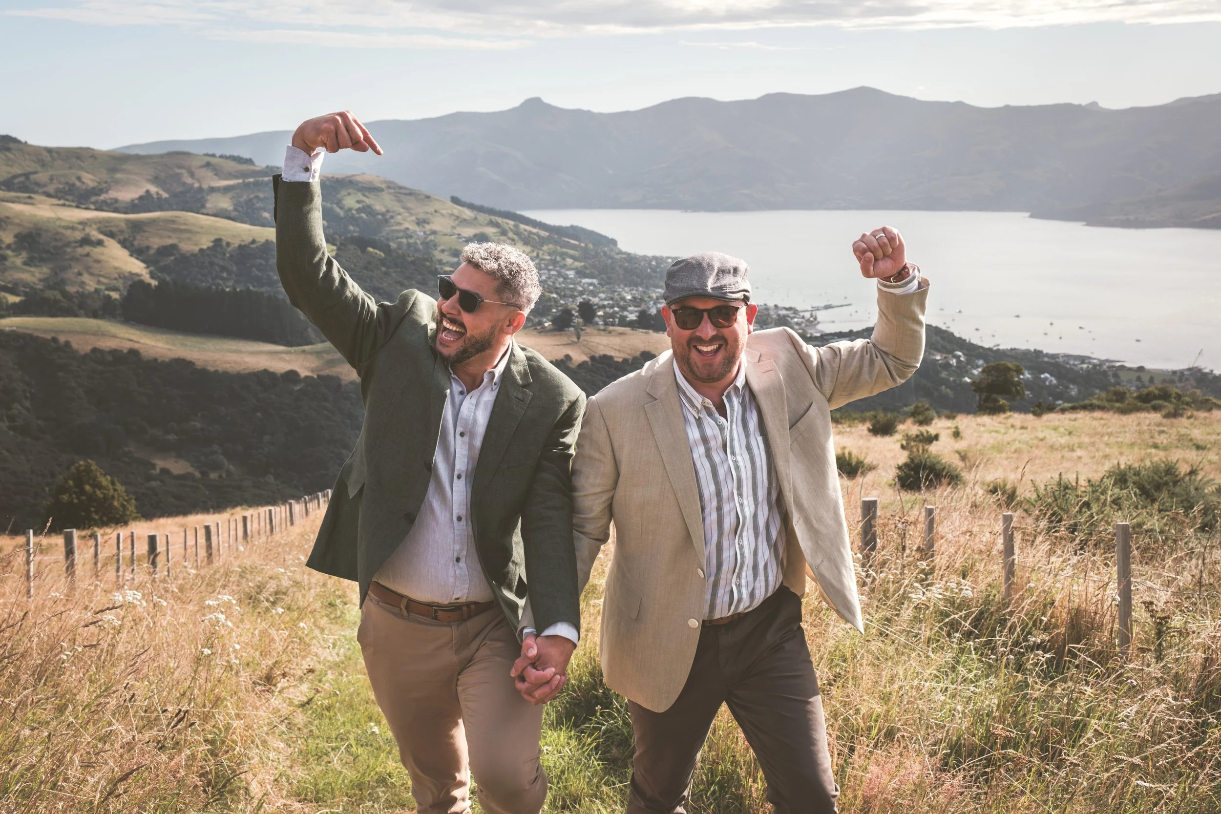 Slideshow // Diego + Cameron's Akaroa Wedding at Mt Vernon Lodge.