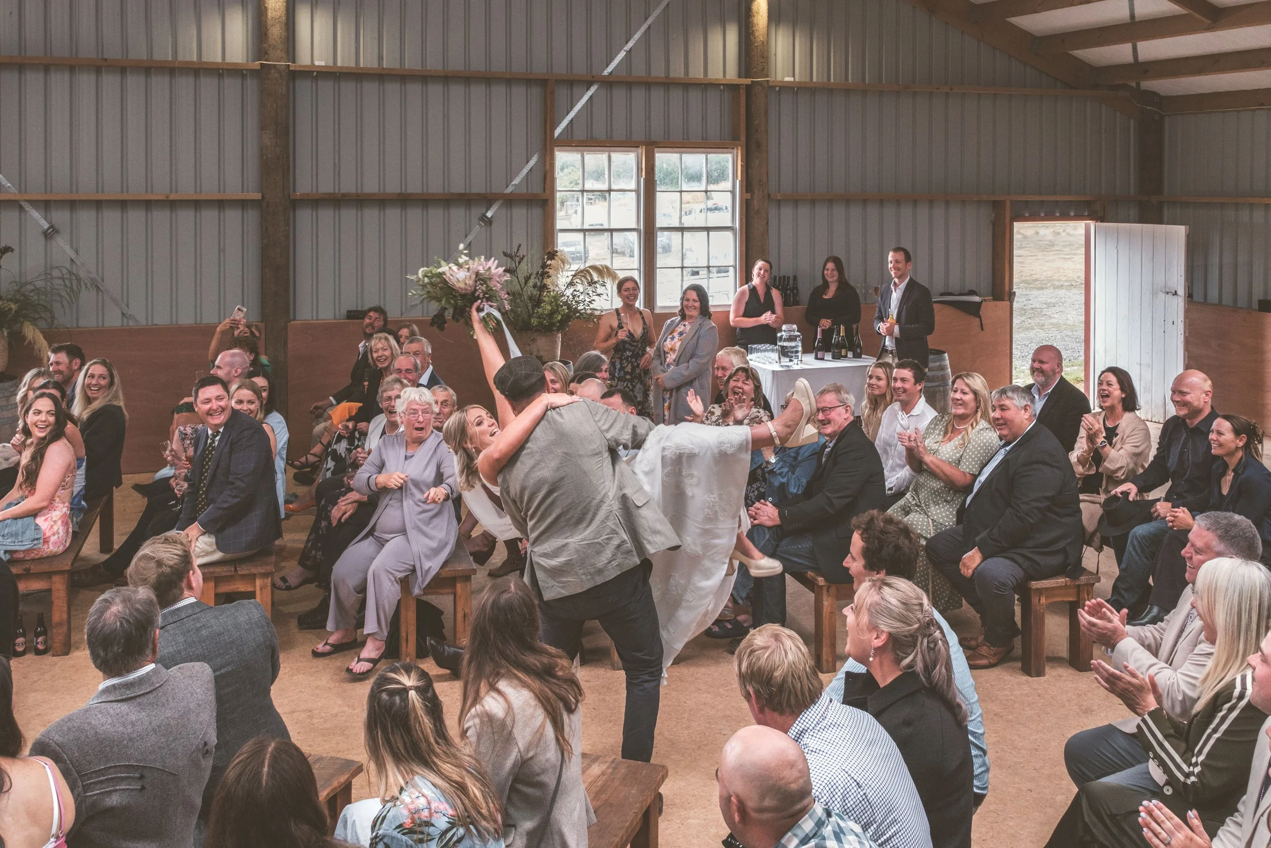 Slideshow // Jenny + George's Banks Peninsula Farm Wedding in Pigeon Bay.