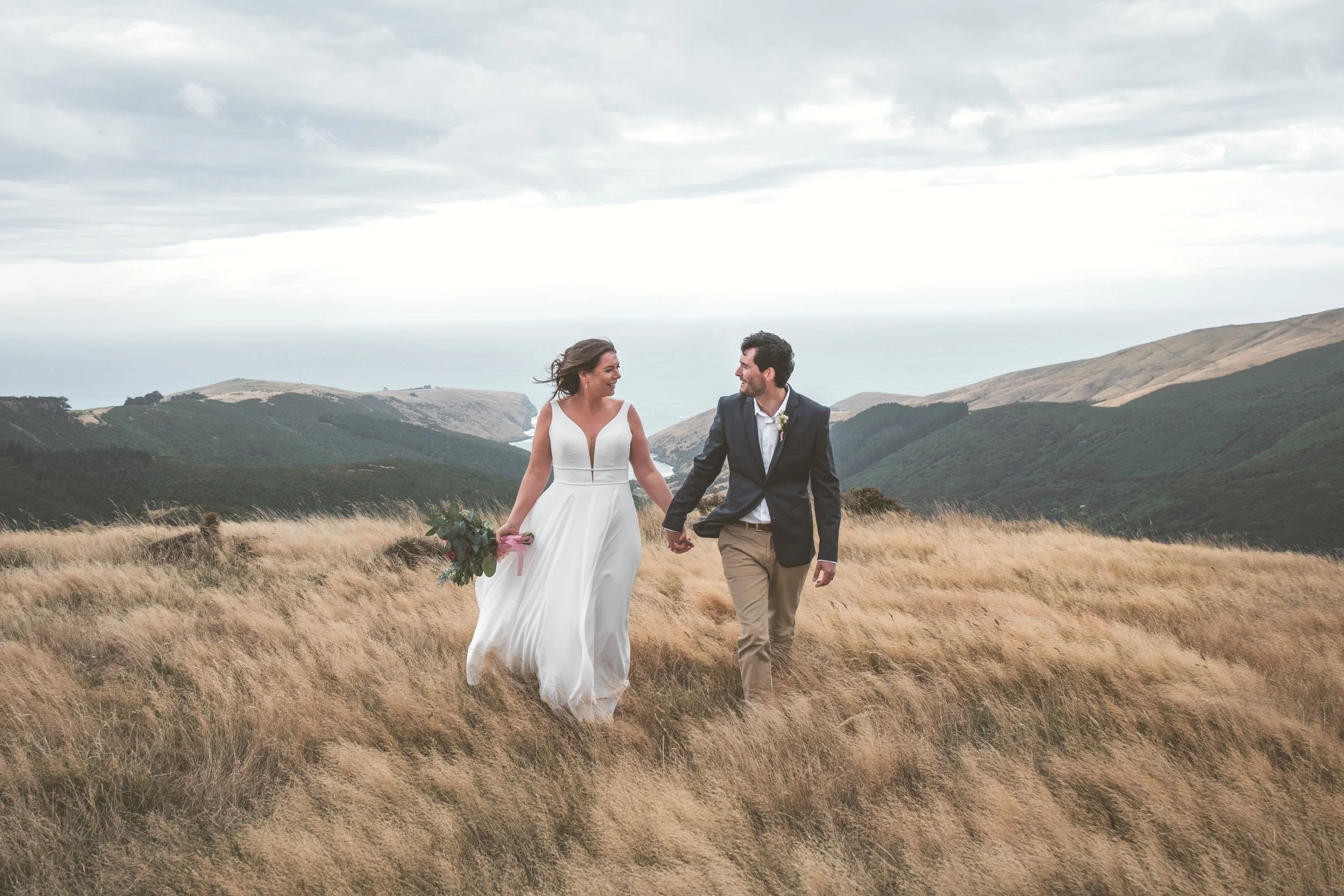 Slideshow // Mandy + Julien's Akaroa Wedding at Mt Vernon Lodge.