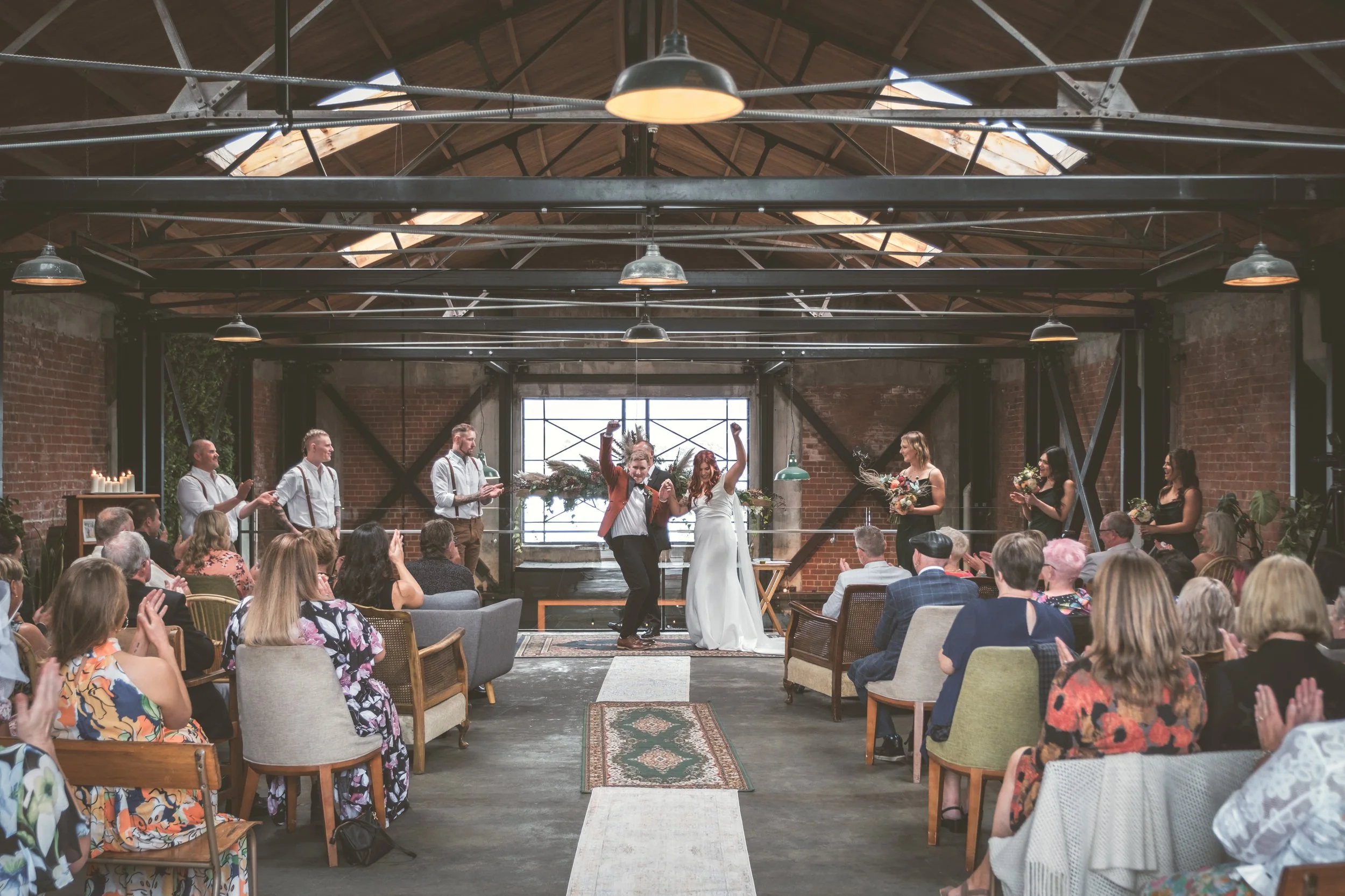 Slideshow // Mel + Liam's Christchurch Wedding at Milton St Substation.
