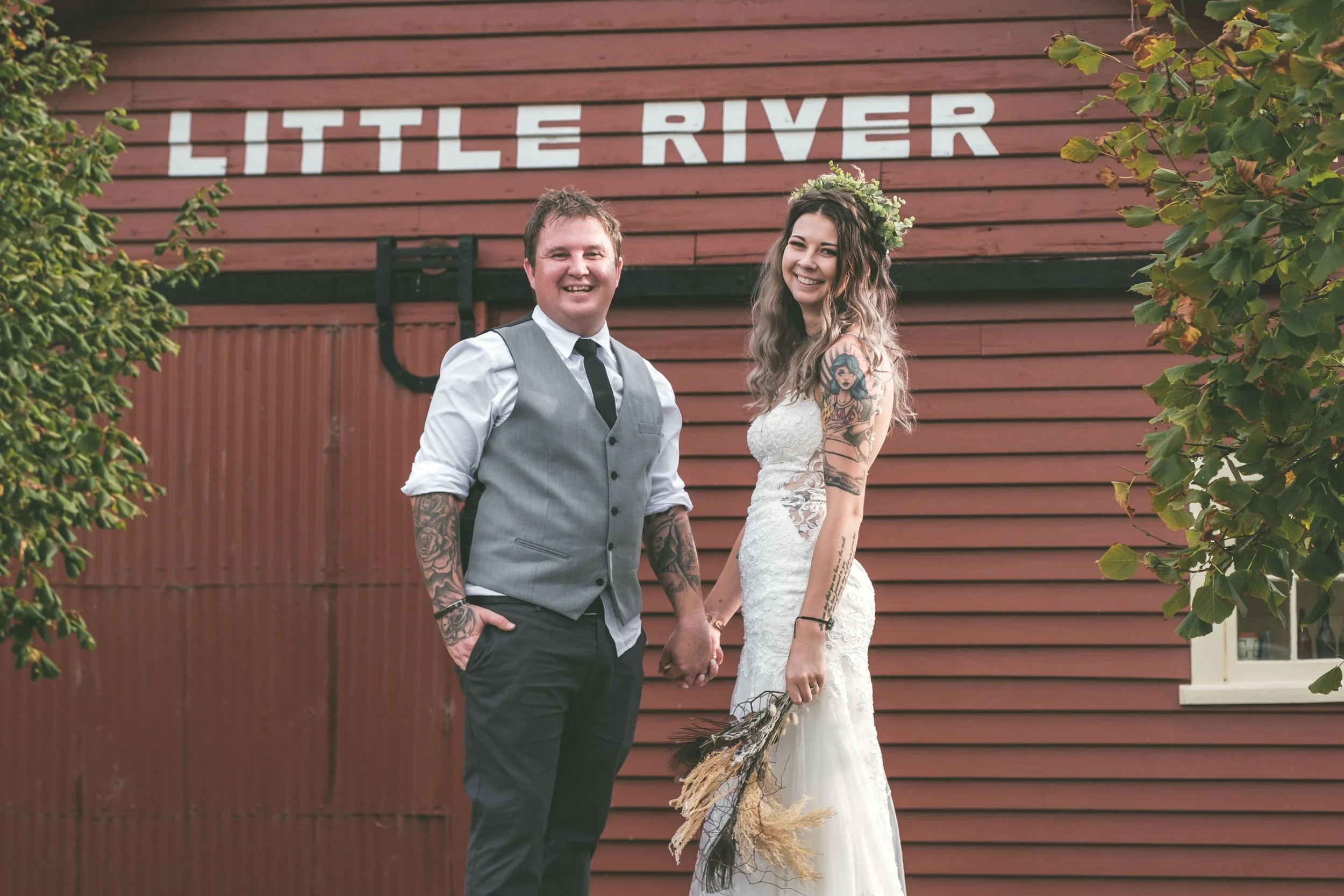 Slideshow // Carl + Georgia's Little River Wedding at Manaia Native Habitat