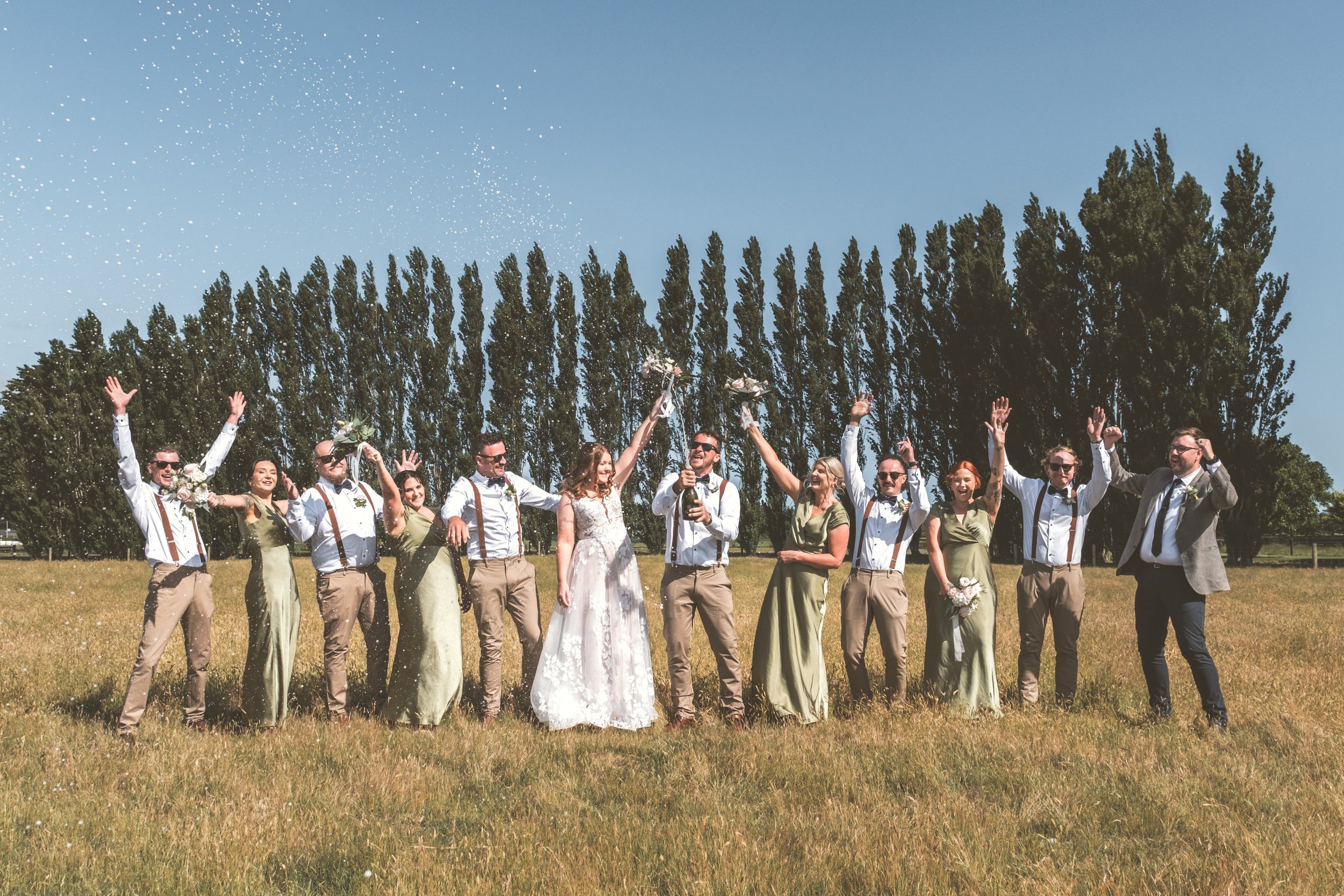 Slideshow // Libby + Luke's Christchurch Wedding at Larcomb Vineyard.