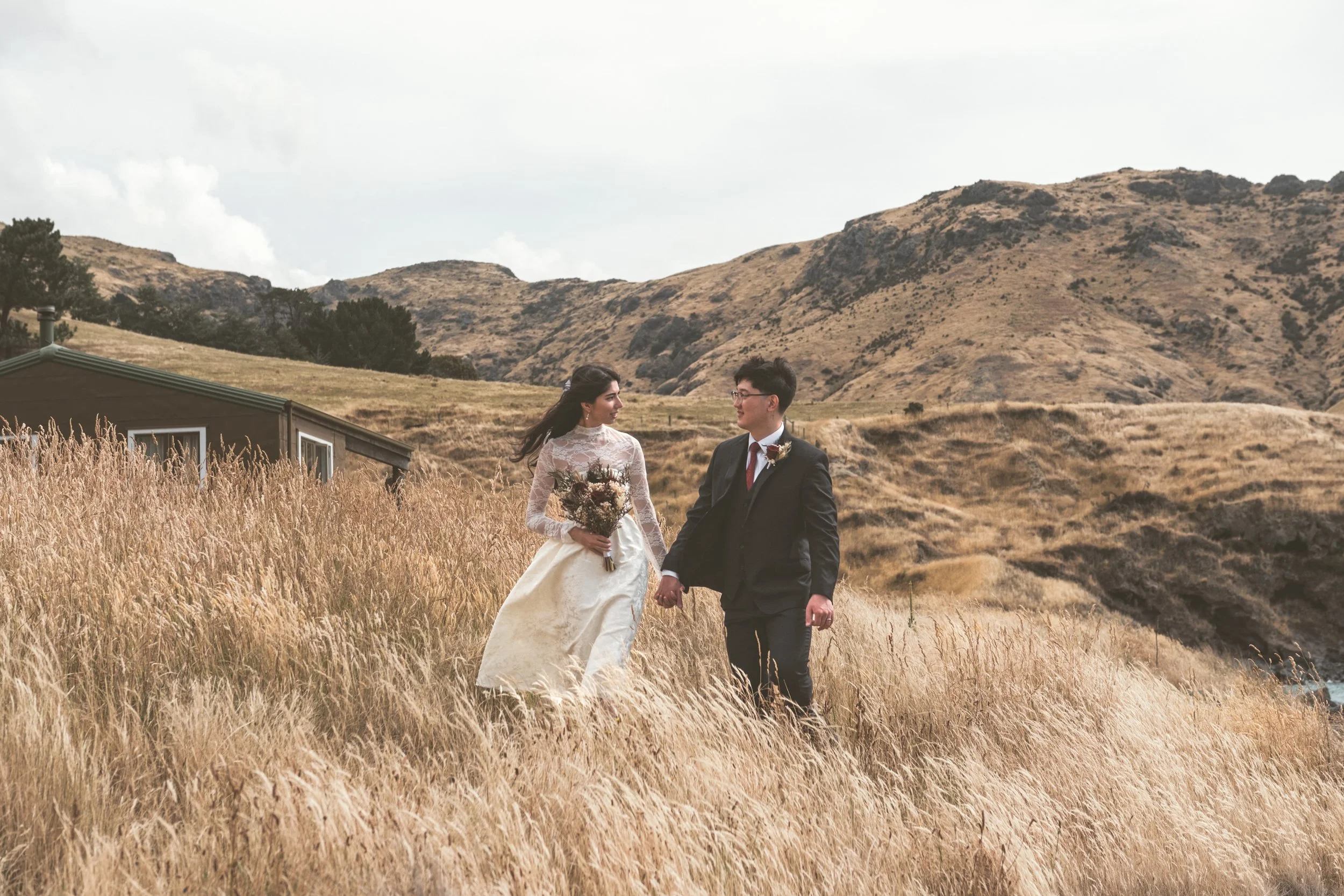 Slideshow // Maya + Sam's Banks Peninsula Elopement at The Wonderful’s