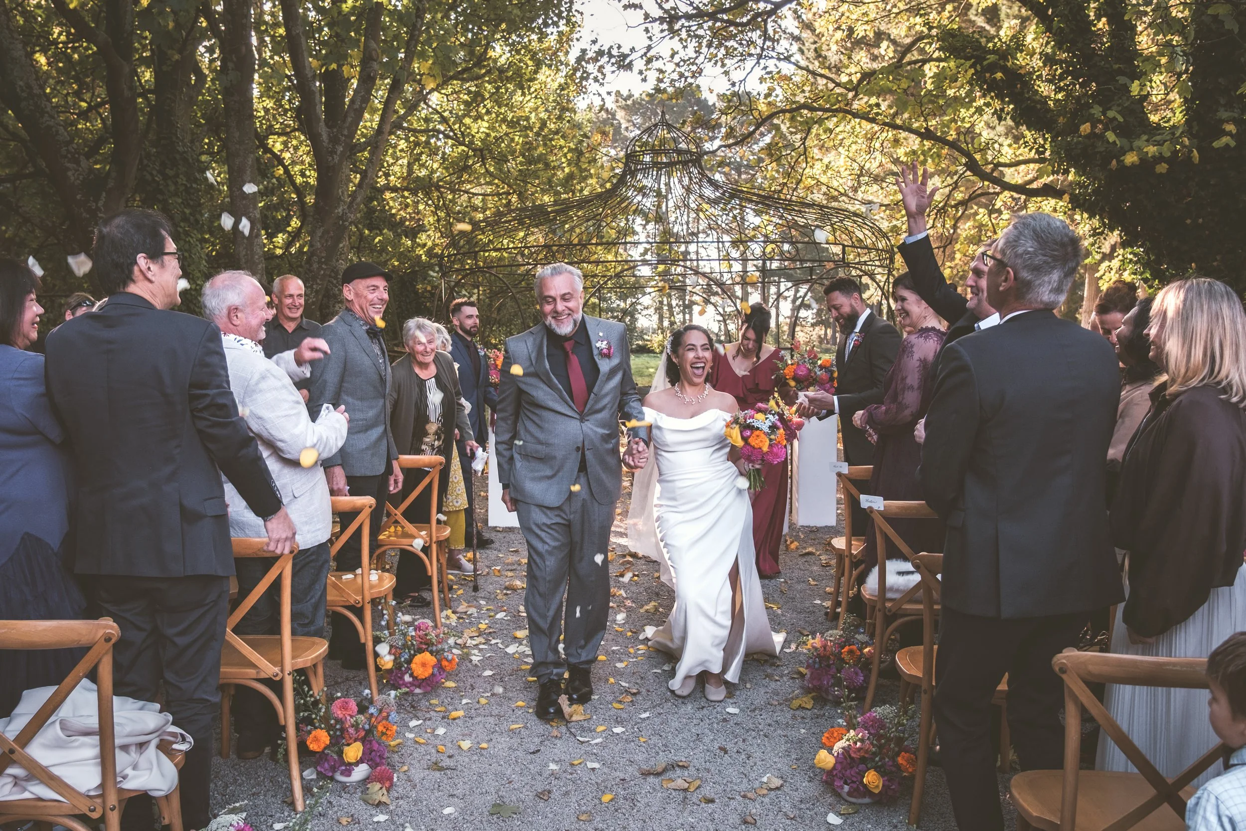 Slideshow // Denise + Mike’s Christchurch Wedding at Trents Vineyard