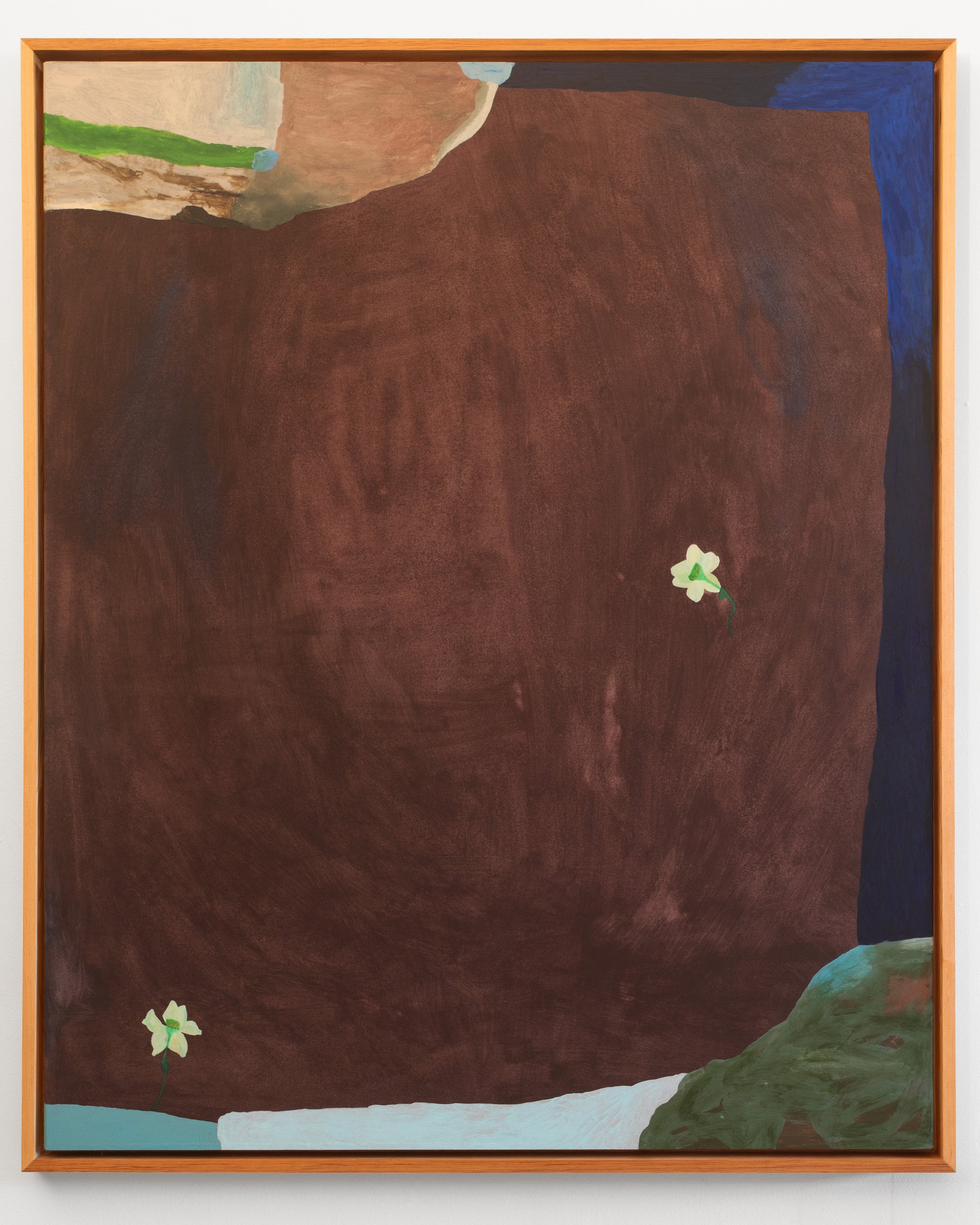 "I Am Never Done With Looking," 36"x44", acrylic on cotton with custom Douglas fir float frame (Available - contact to inquire)